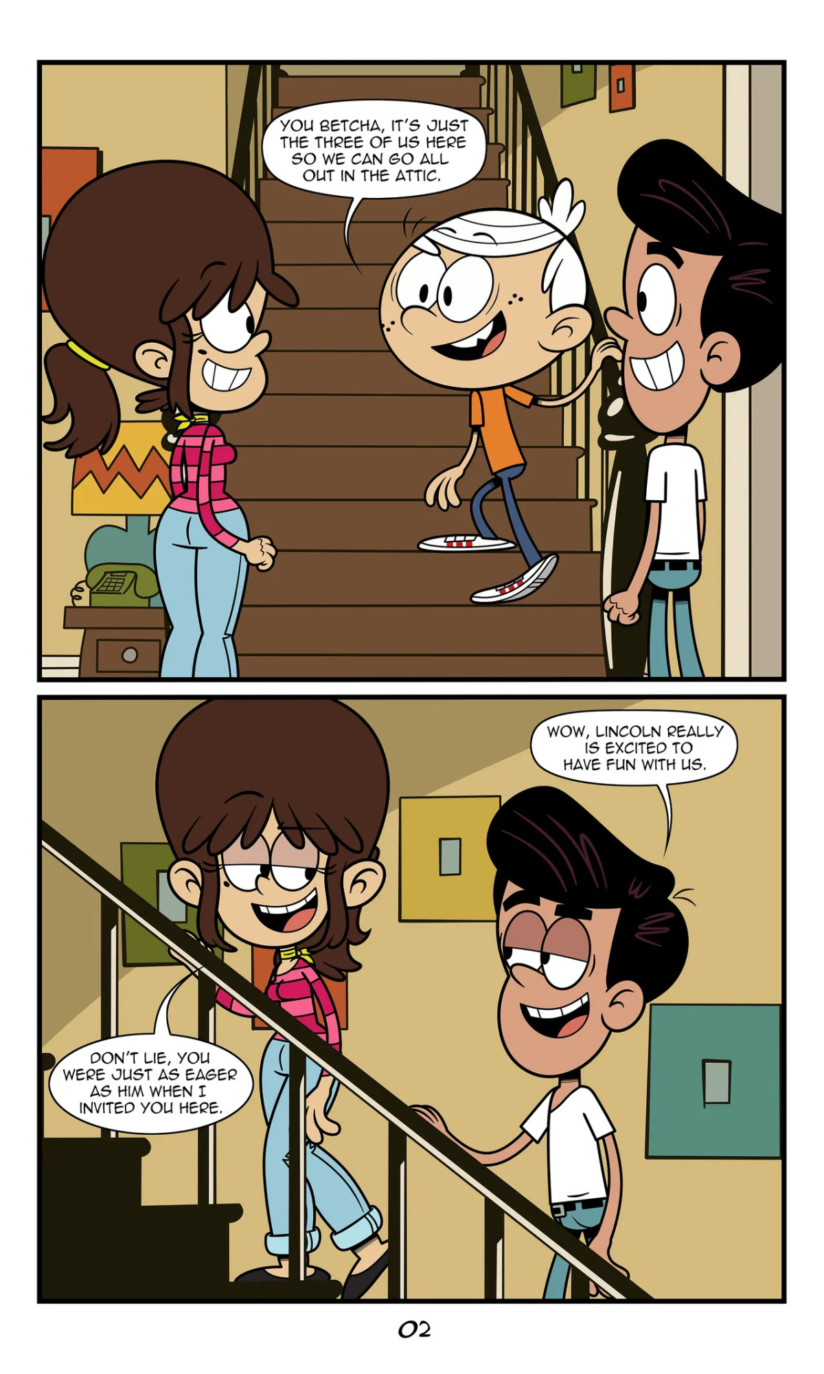 [Taki8hiro] Lincoln x Fiona x Miguel (The Loud House)