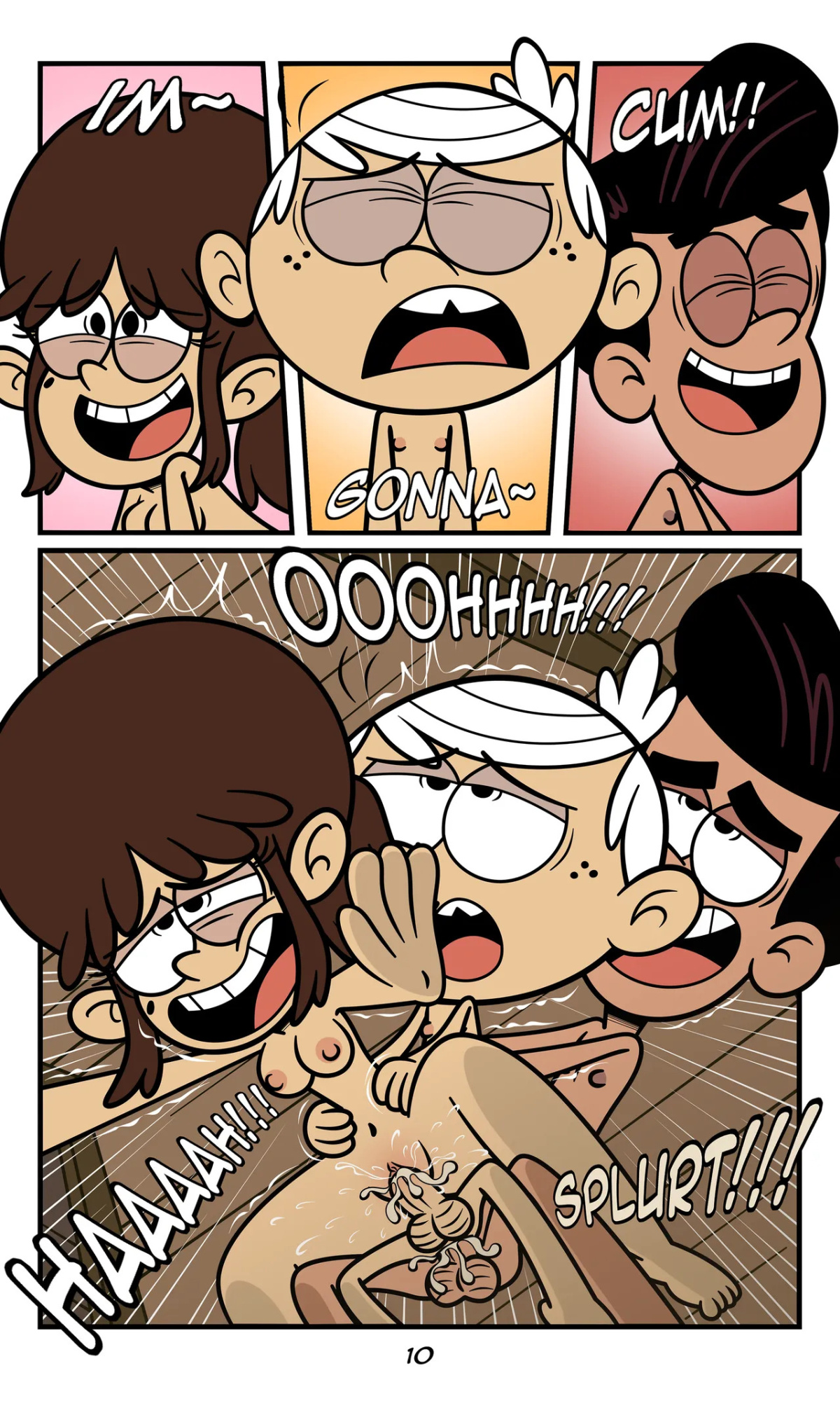 [Taki8hiro] Lincoln x Fiona x Miguel (The Loud House)