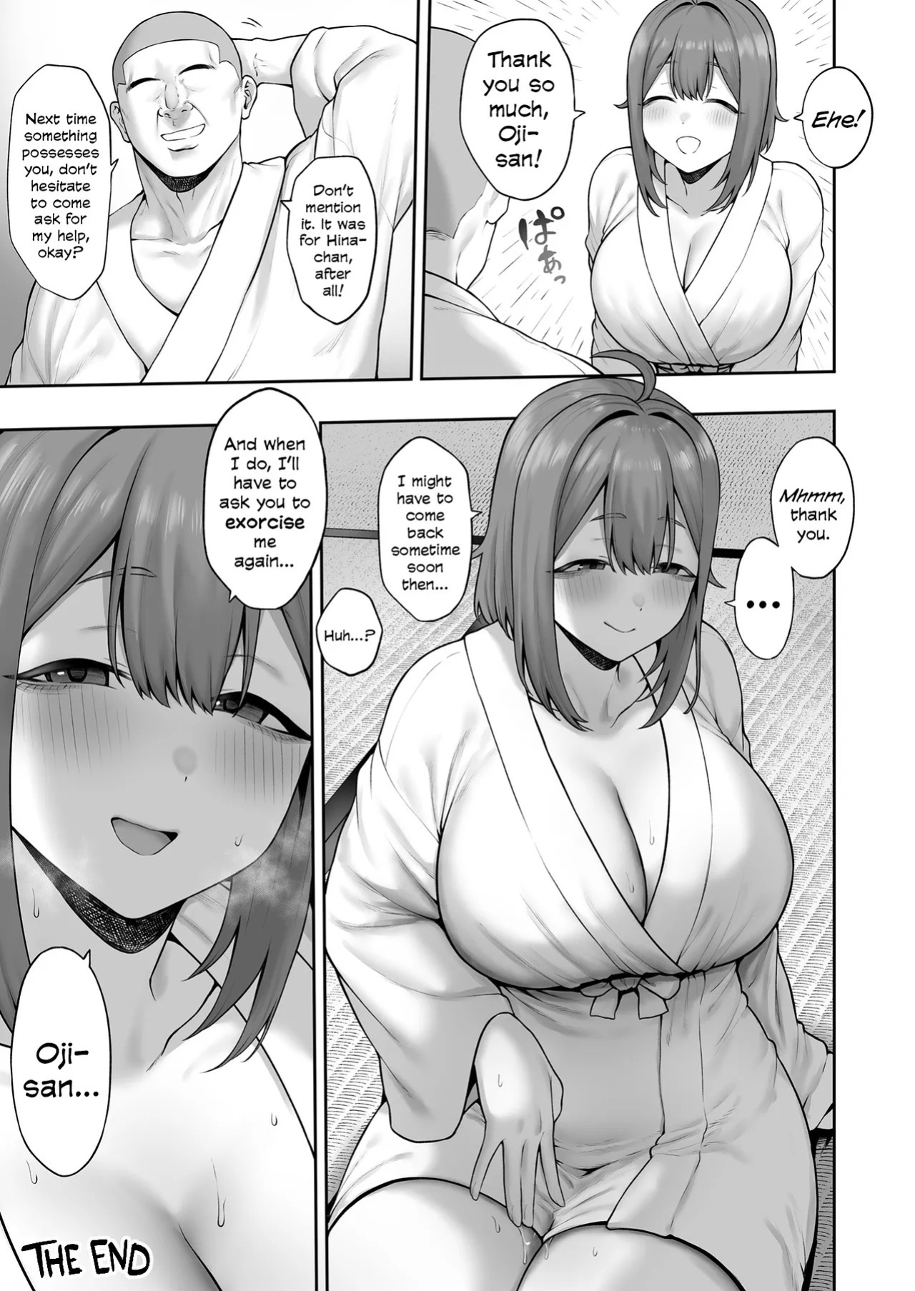 [Hitsuji no Udonya (Inamimi)] Muchi Muchi Tennen Joshidaisei no Dosukebe Jorei Taikenroku | The Chunky, Defenseless, Airheaded University Girl Get's A Crash Course In Perverted Exorcisms! [English]