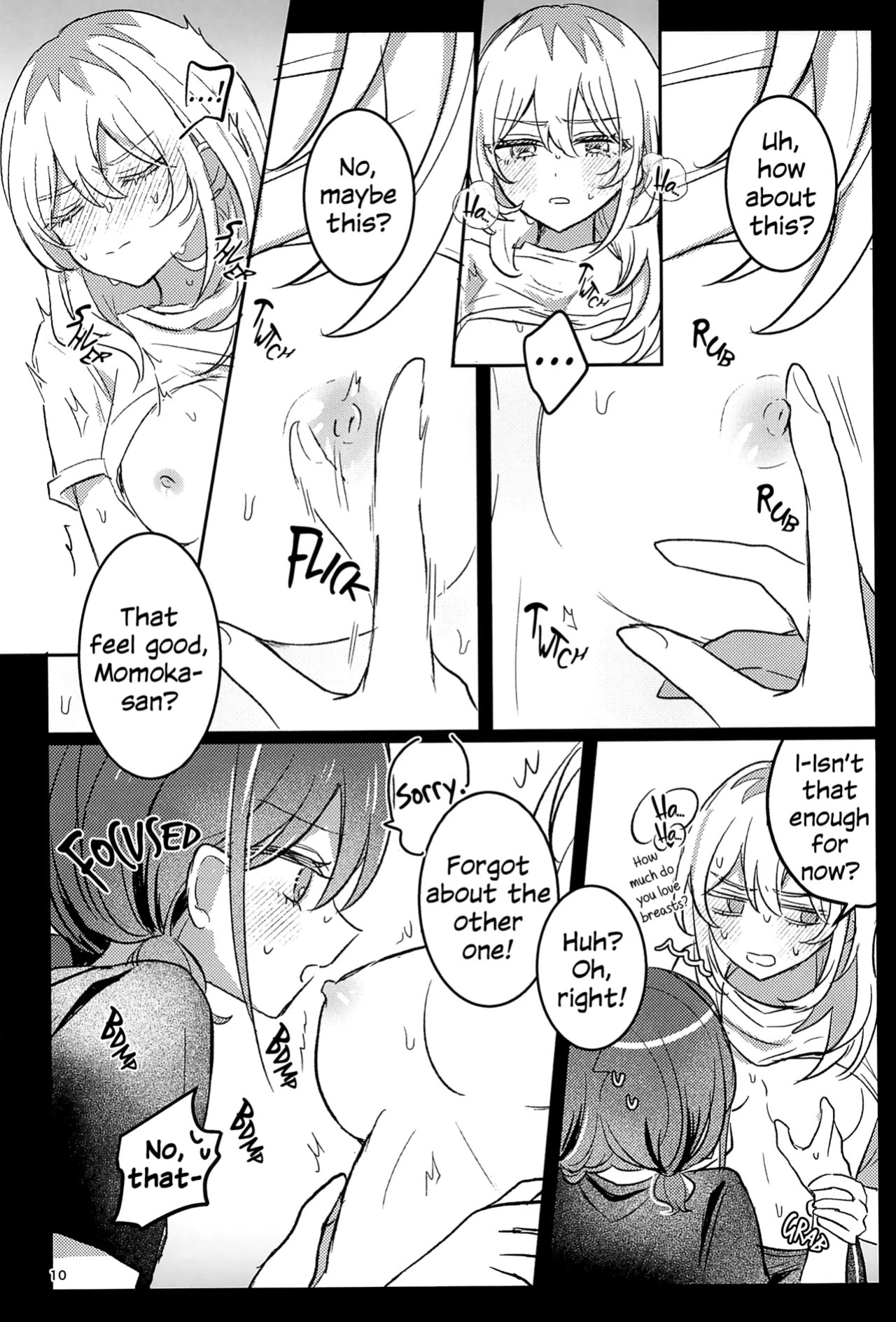 (Zenbu Buchikome. 7) [Hamu-chan Daisuki (Momi)] One Room, One Moment (Girls Band Cry) [English]