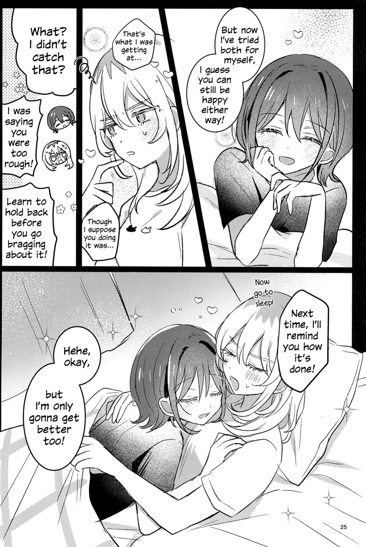 (Zenbu Buchikome. 7) [Hamu-chan Daisuki (Momi)] One Room, One Moment (Girls Band Cry) [English]