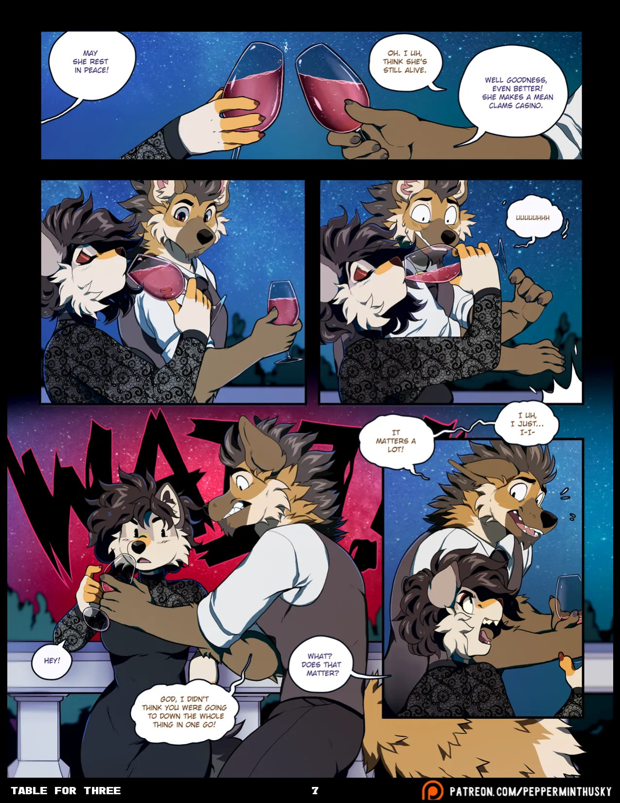 [PeppermintHusky (Roanoak/Ace)] Table for Three: Remix - Chapter 1 (W/ Extras)