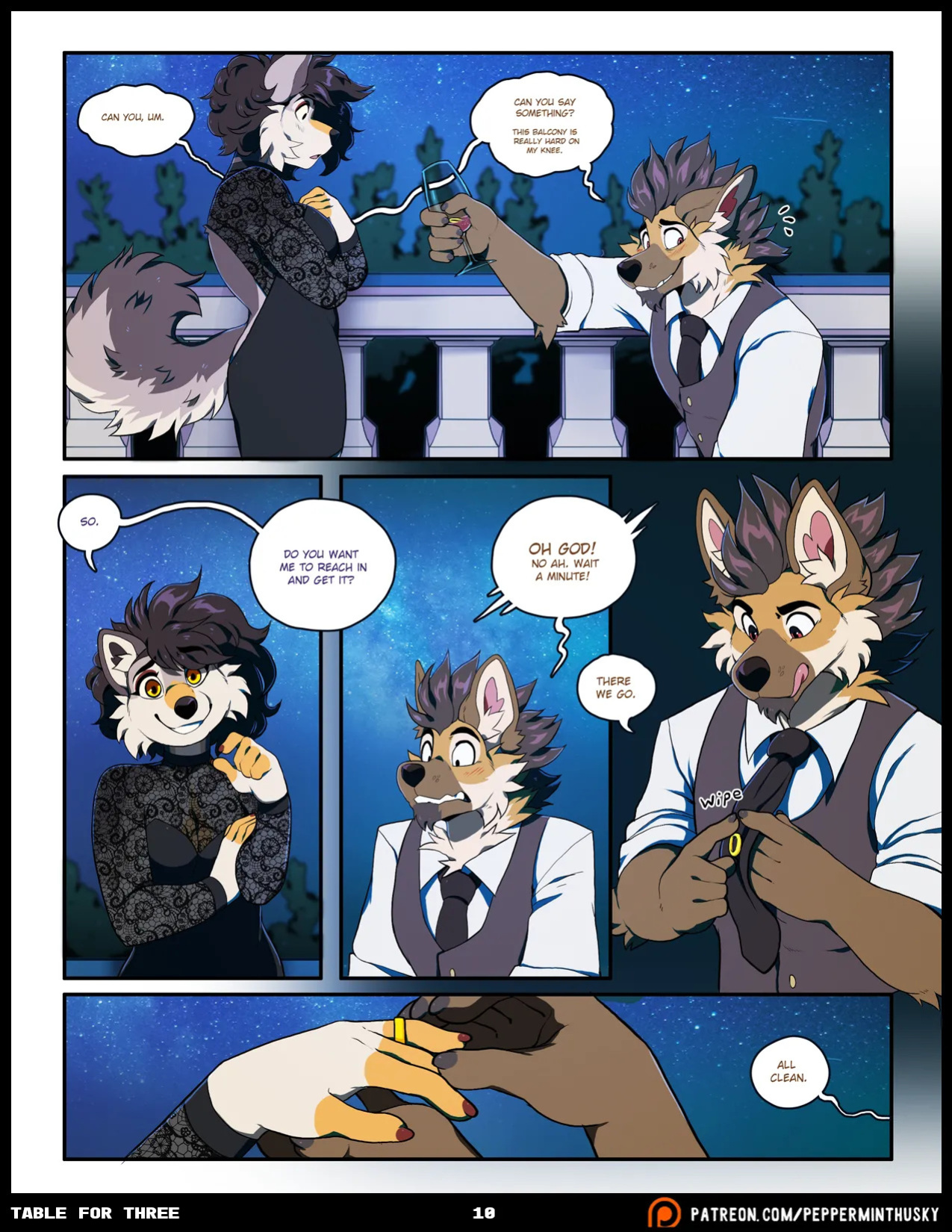 [PeppermintHusky (Roanoak/Ace)] Table for Three: Remix - Chapter 1 (W/ Extras)