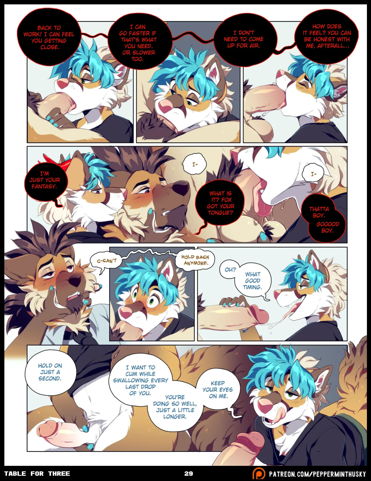 [PeppermintHusky (Roanoak/Ace)] Table for Three: Remix - Chapter 1 (W/ Extras)