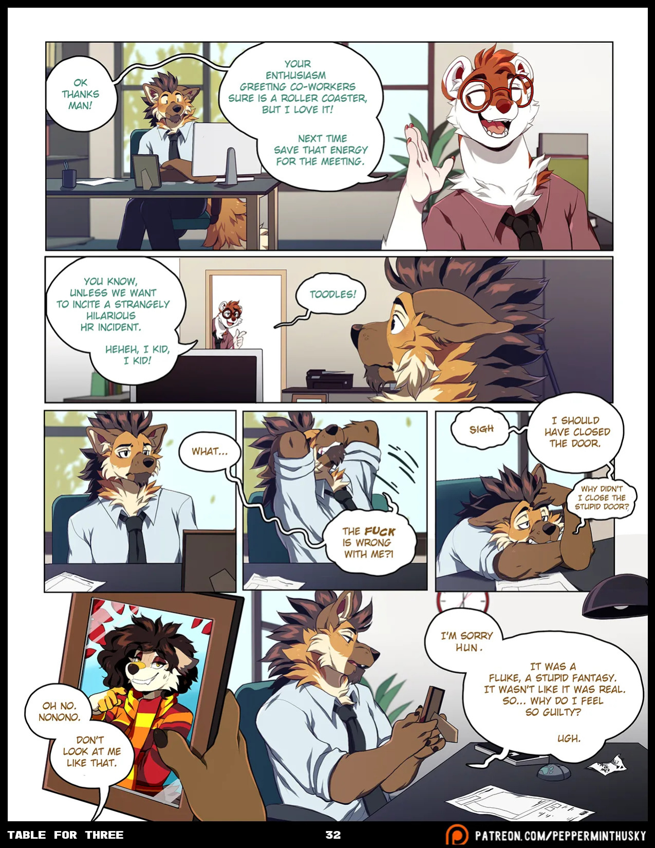 [PeppermintHusky (Roanoak/Ace)] Table for Three: Remix - Chapter 1 (W/ Extras)