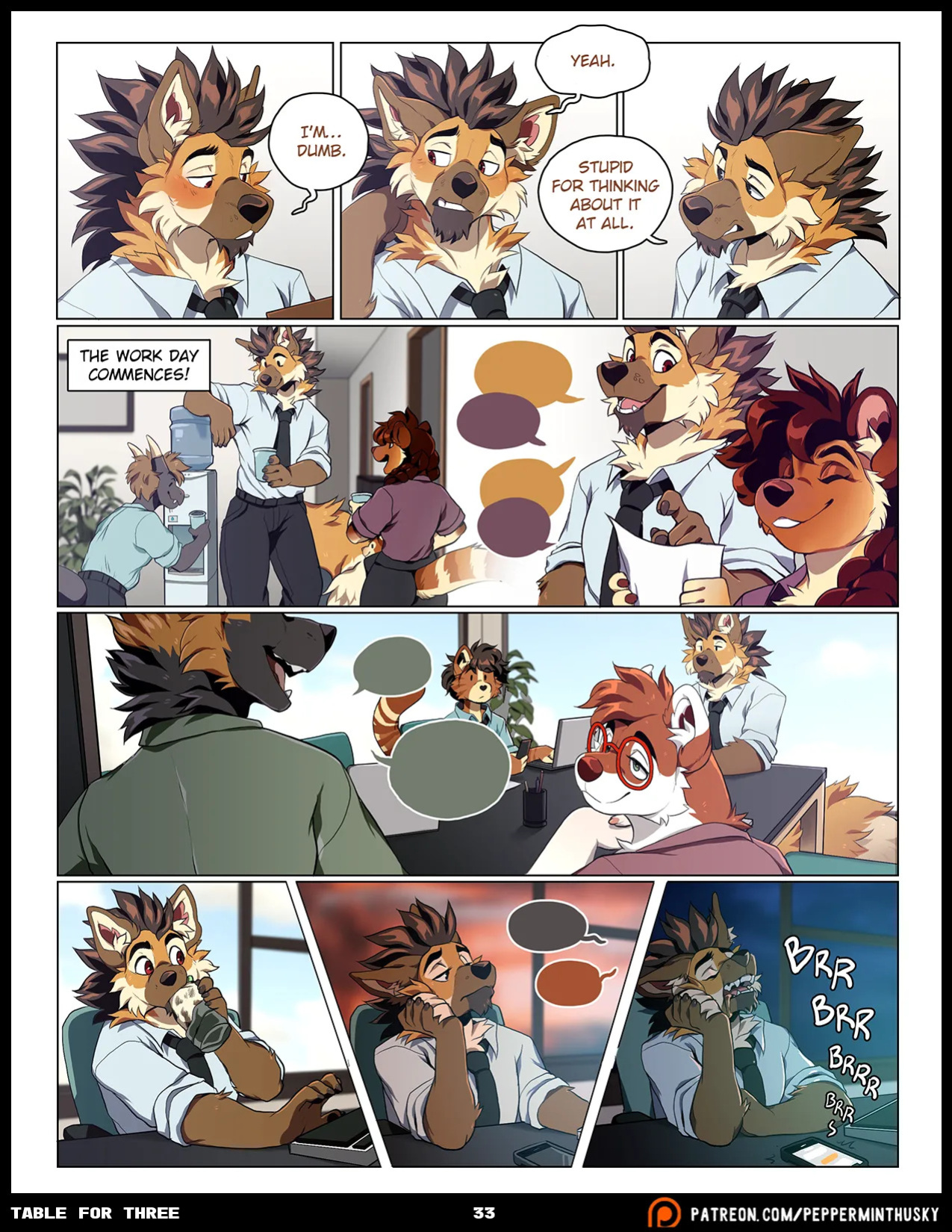 [PeppermintHusky (Roanoak/Ace)] Table for Three: Remix - Chapter 1 (W/ Extras)
