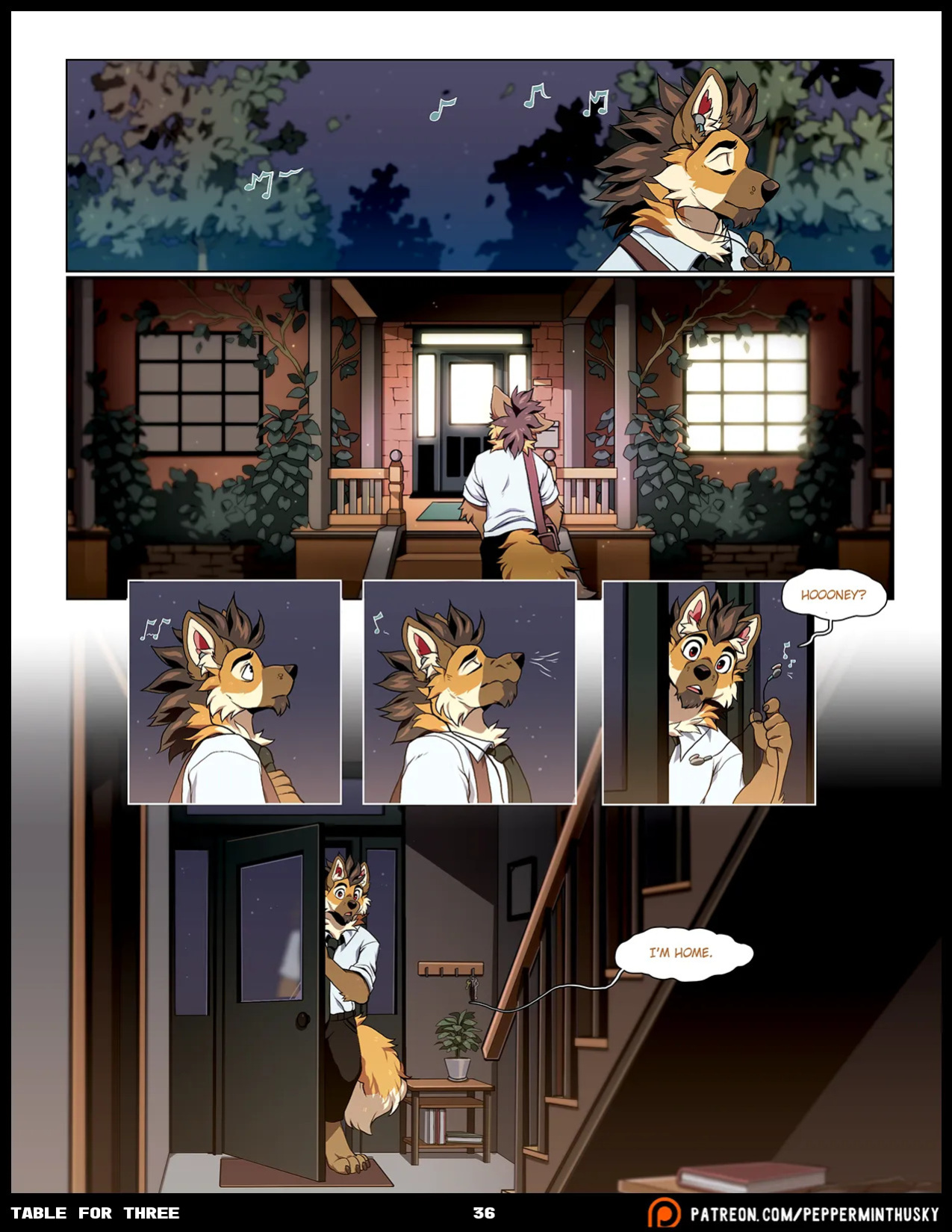[PeppermintHusky (Roanoak/Ace)] Table for Three: Remix - Chapter 1 (W/ Extras)