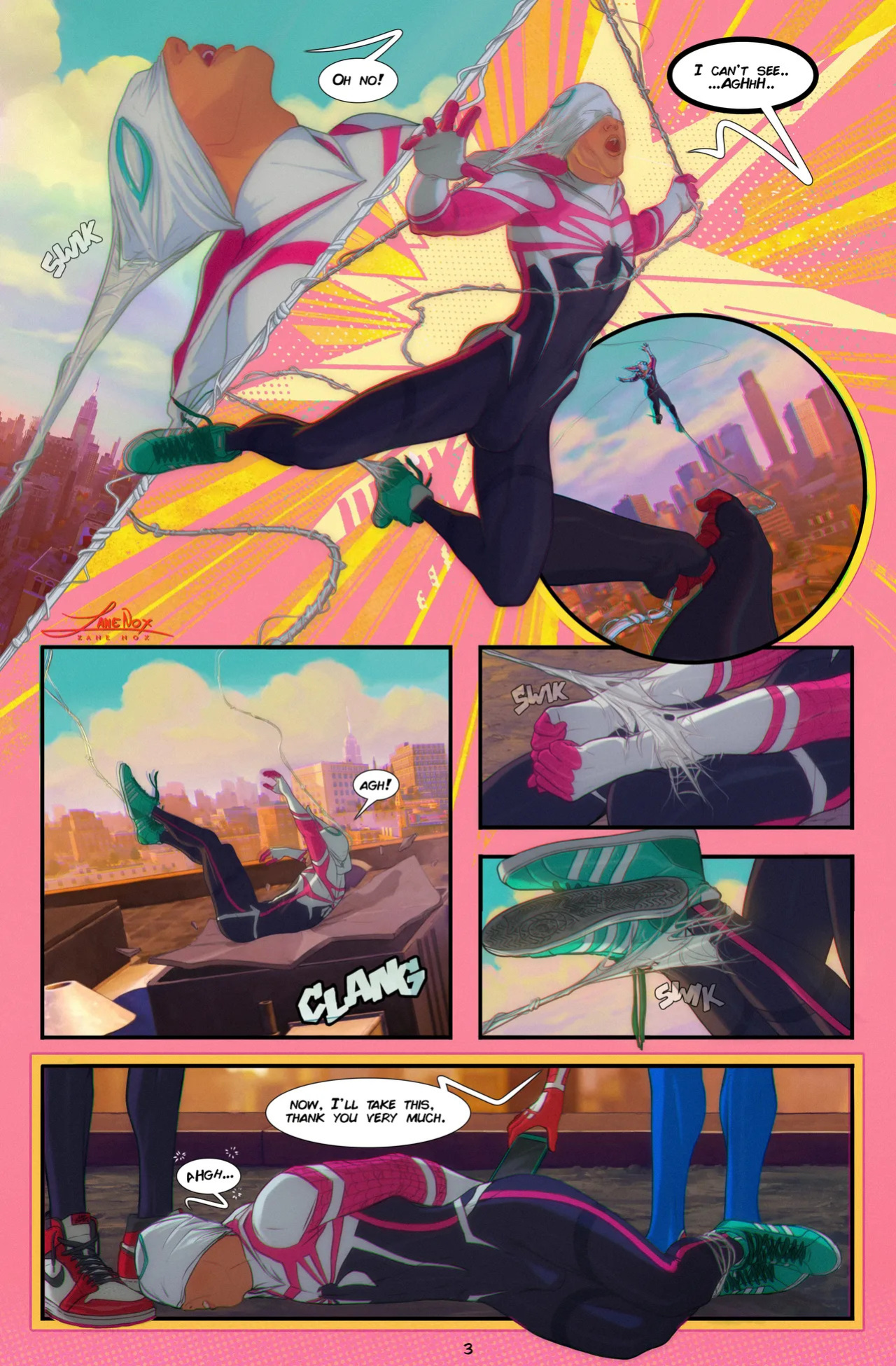 Spiderman Gay comic Peter X Miles X R63!Gwen