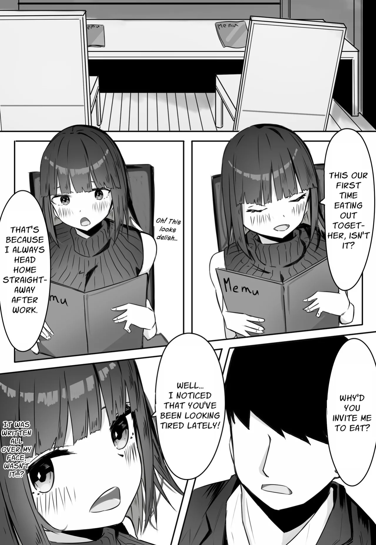 [Merukuran (Rakunagaku)] Kouhai Succubus-chan wa Senpai o Jirashitai! | The Succubus At Work Is A Teaser! [English] [Nikuchan]