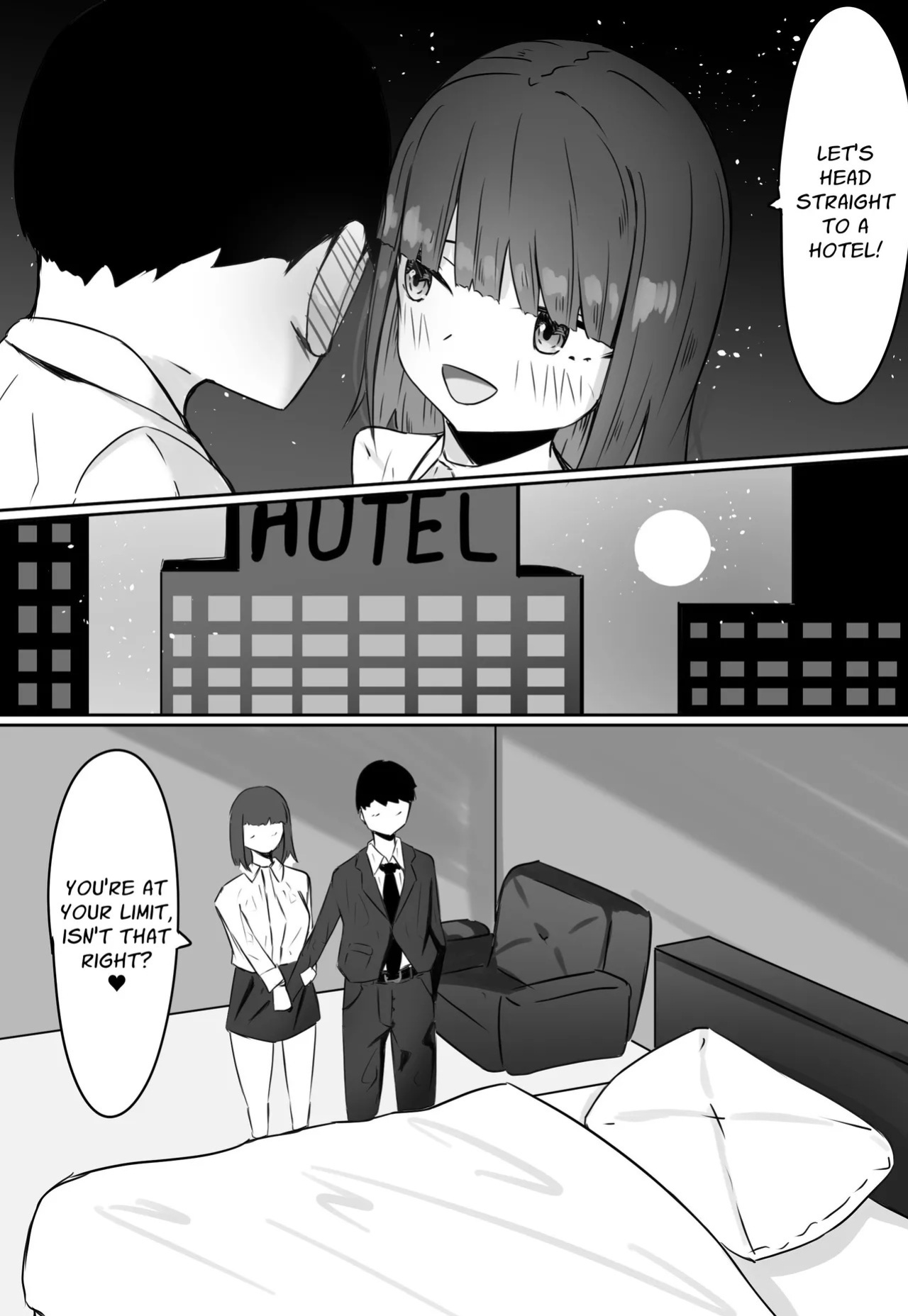 [Merukuran (Rakunagaku)] Kouhai Succubus-chan wa Senpai o Jirashitai! | The Succubus At Work Is A Teaser! [English] [Nikuchan]