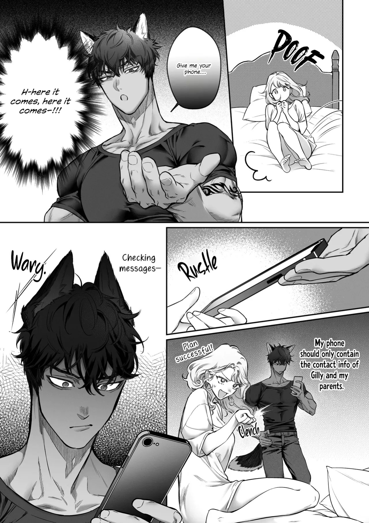 [Vivid Aster (jnnKleeche)] Kahogo na kemonohito kareshi no tanetsuke honki koubi ni kowasa retai | I want to be destroyed by my overprotective beastman boyfriend's serious mating and impregnation [English] [Descent into madness] [Digital]