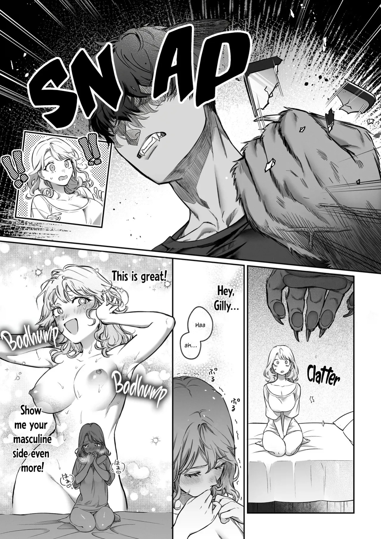 [Vivid Aster (jnnKleeche)] Kahogo na kemonohito kareshi no tanetsuke honki koubi ni kowasa retai | I want to be destroyed by my overprotective beastman boyfriend's serious mating and impregnation [English] [Descent into madness] [Digital]