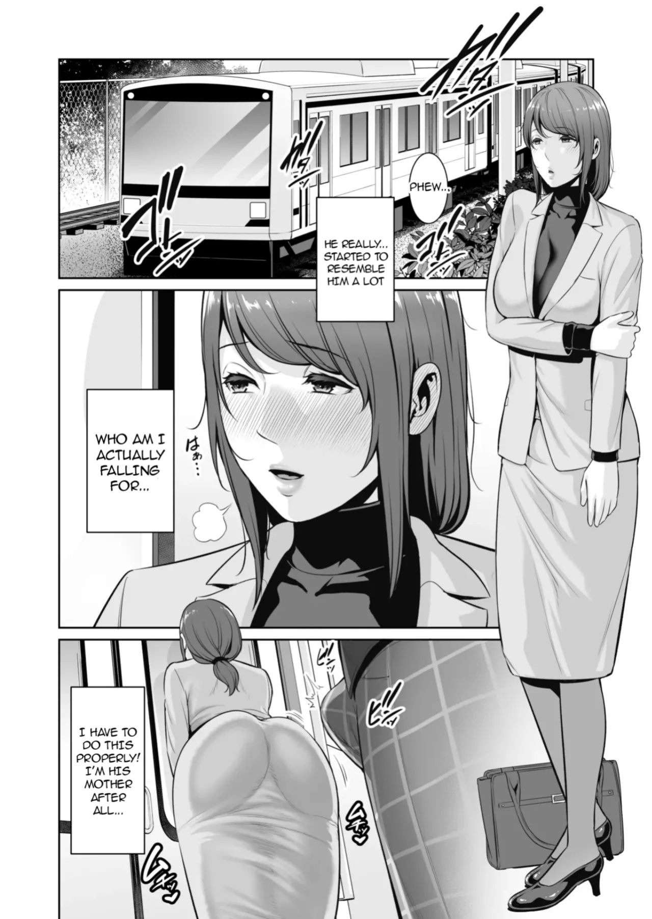 [Misaki (gonza)] Gibo o , Densha de ... | My Stepmother on The Train... [English] [TheFallenAngelTRL]