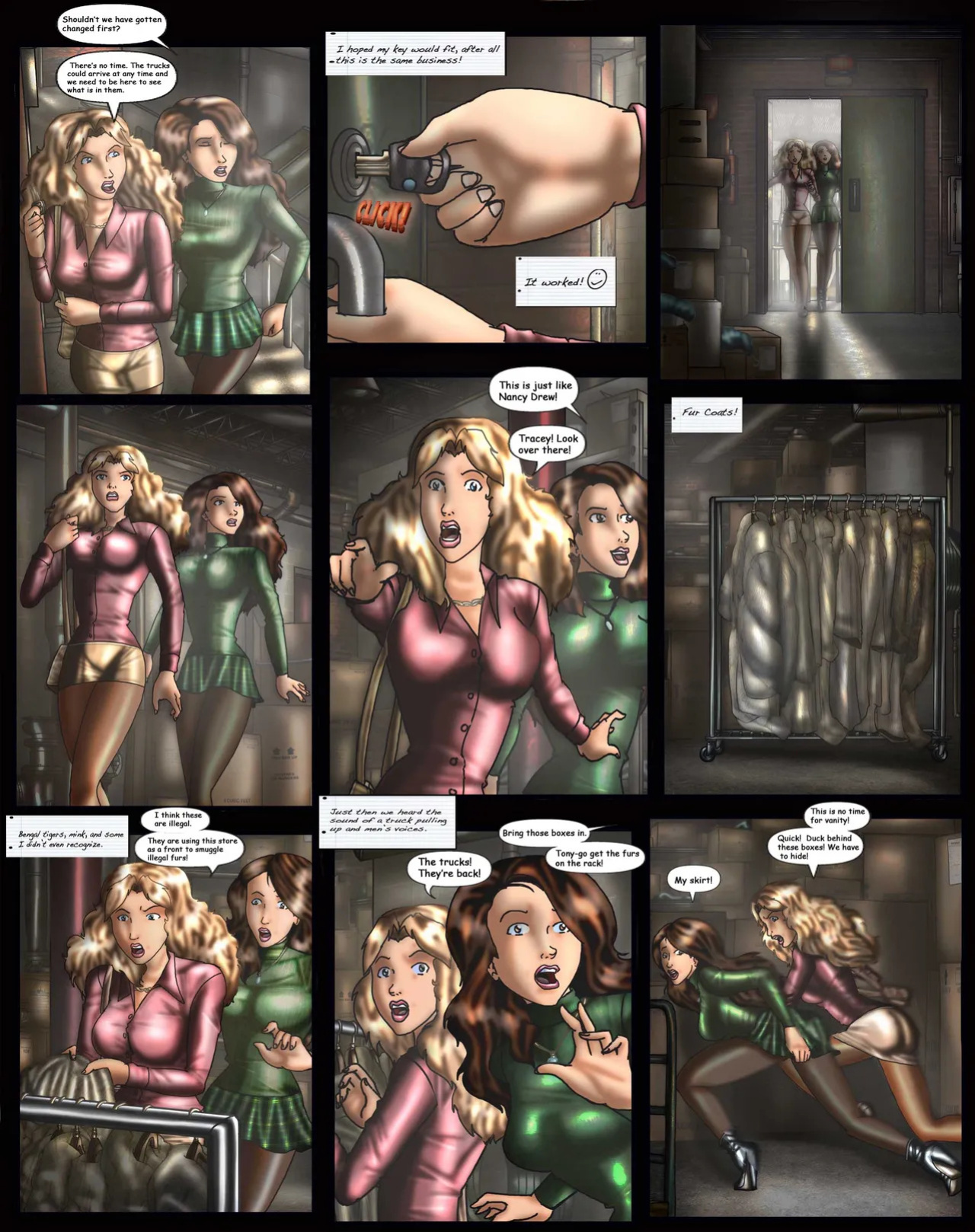[Deanna & Tracey] Fur Caper
