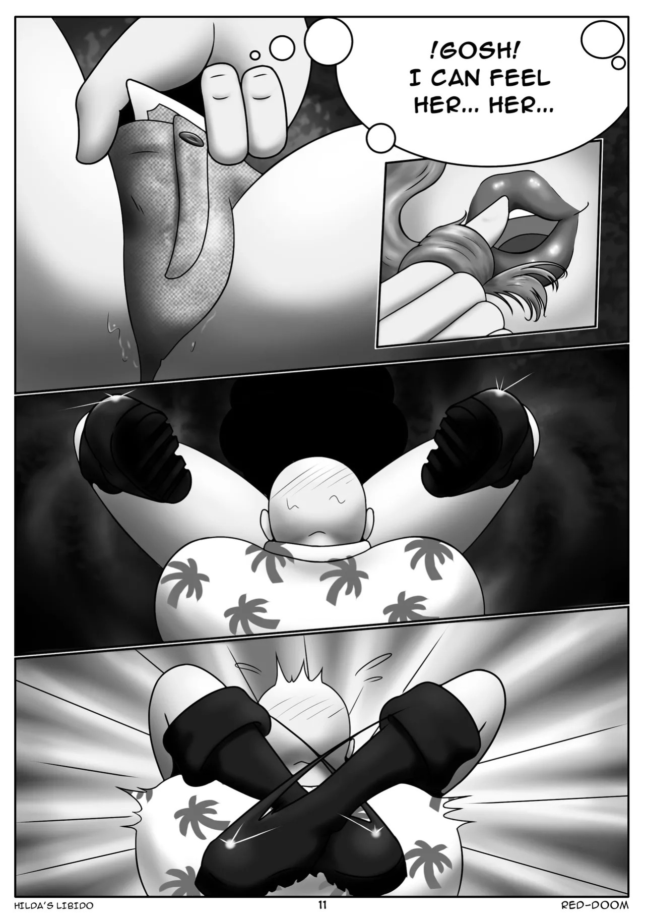 [Red-Doom] Hilda's Libido Ch. 1-4 (Pokemon) [Ongoing]