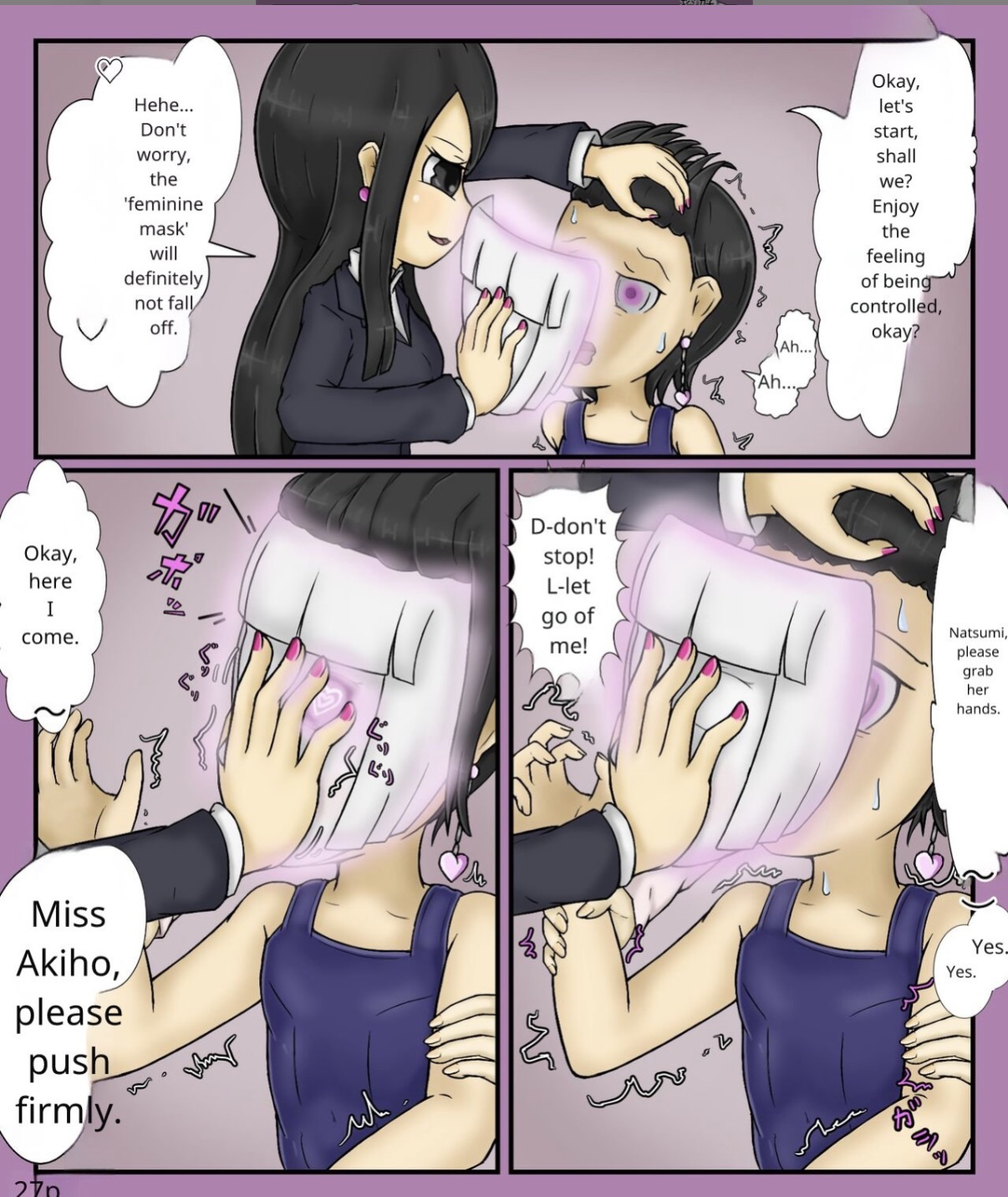 Forced girls transformation