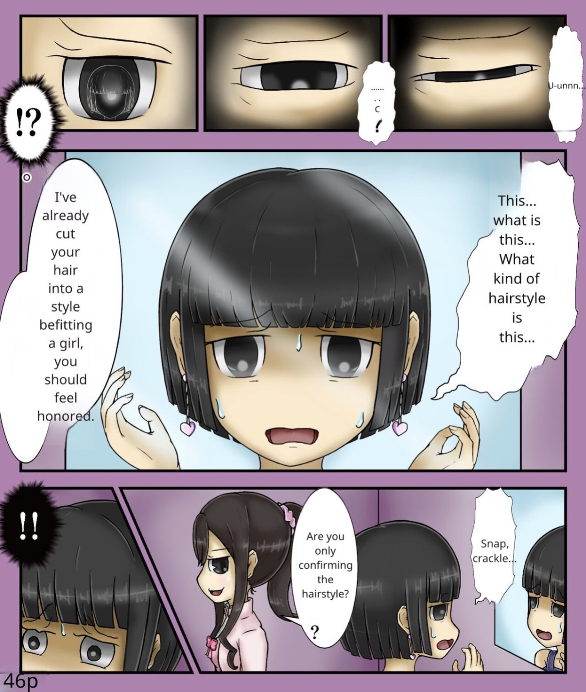 Forced girls transformation