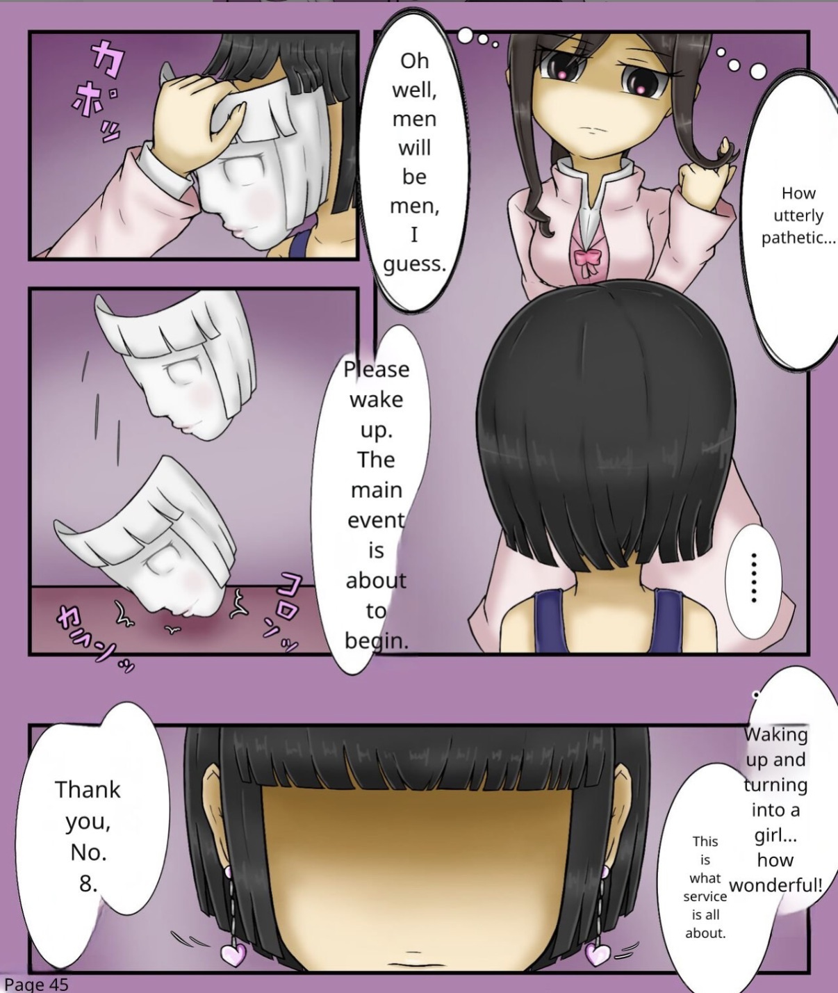 Forced girls transformation