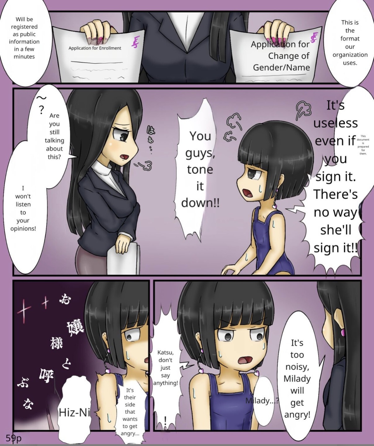 Forced girls transformation