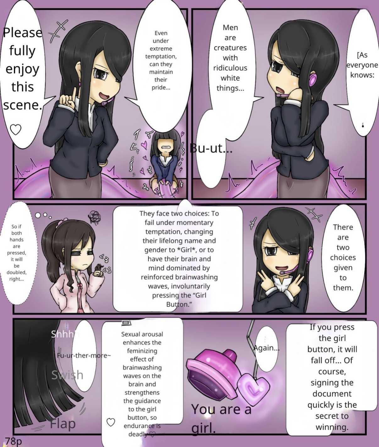Forced girls transformation