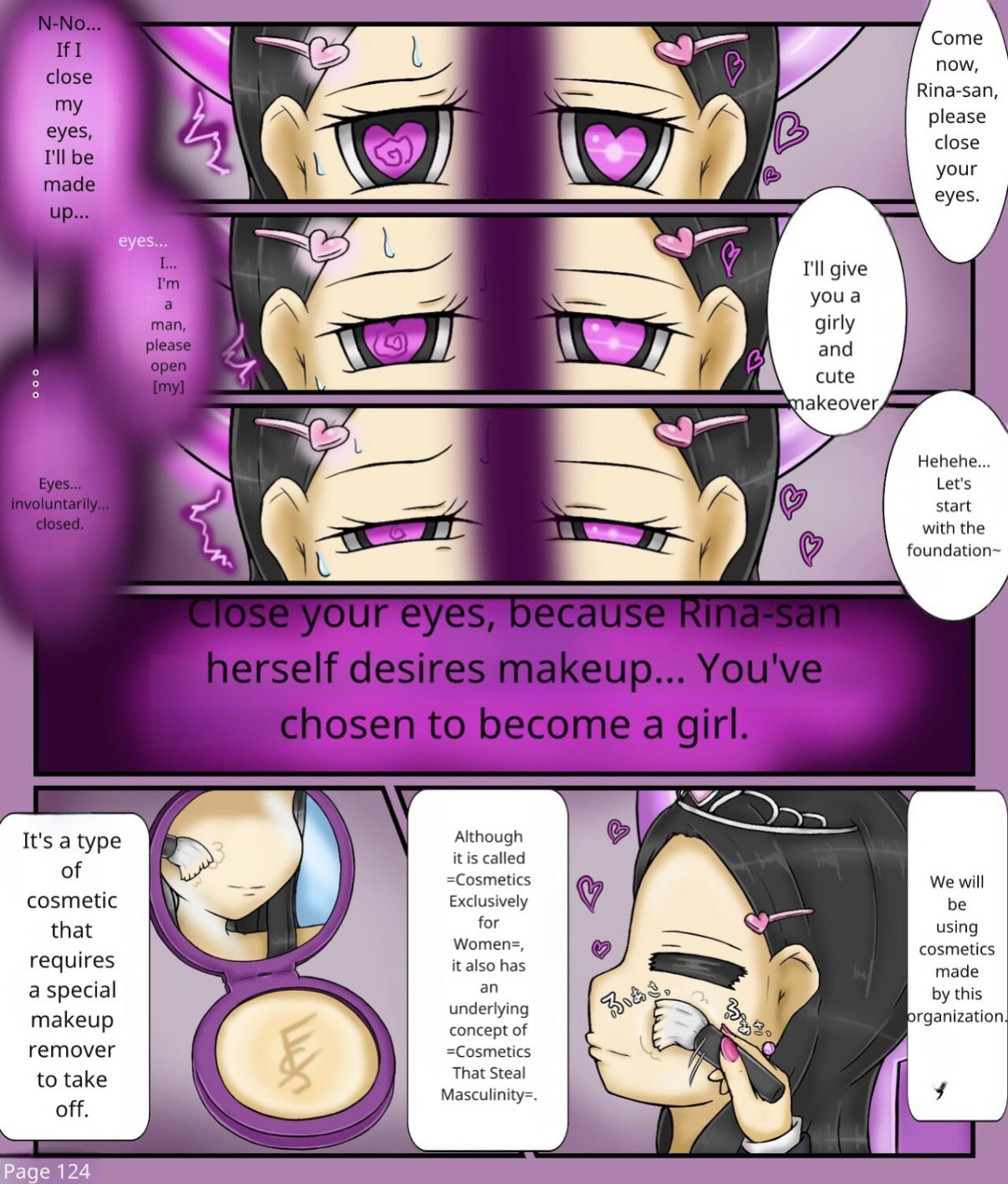 Forced girls transformation