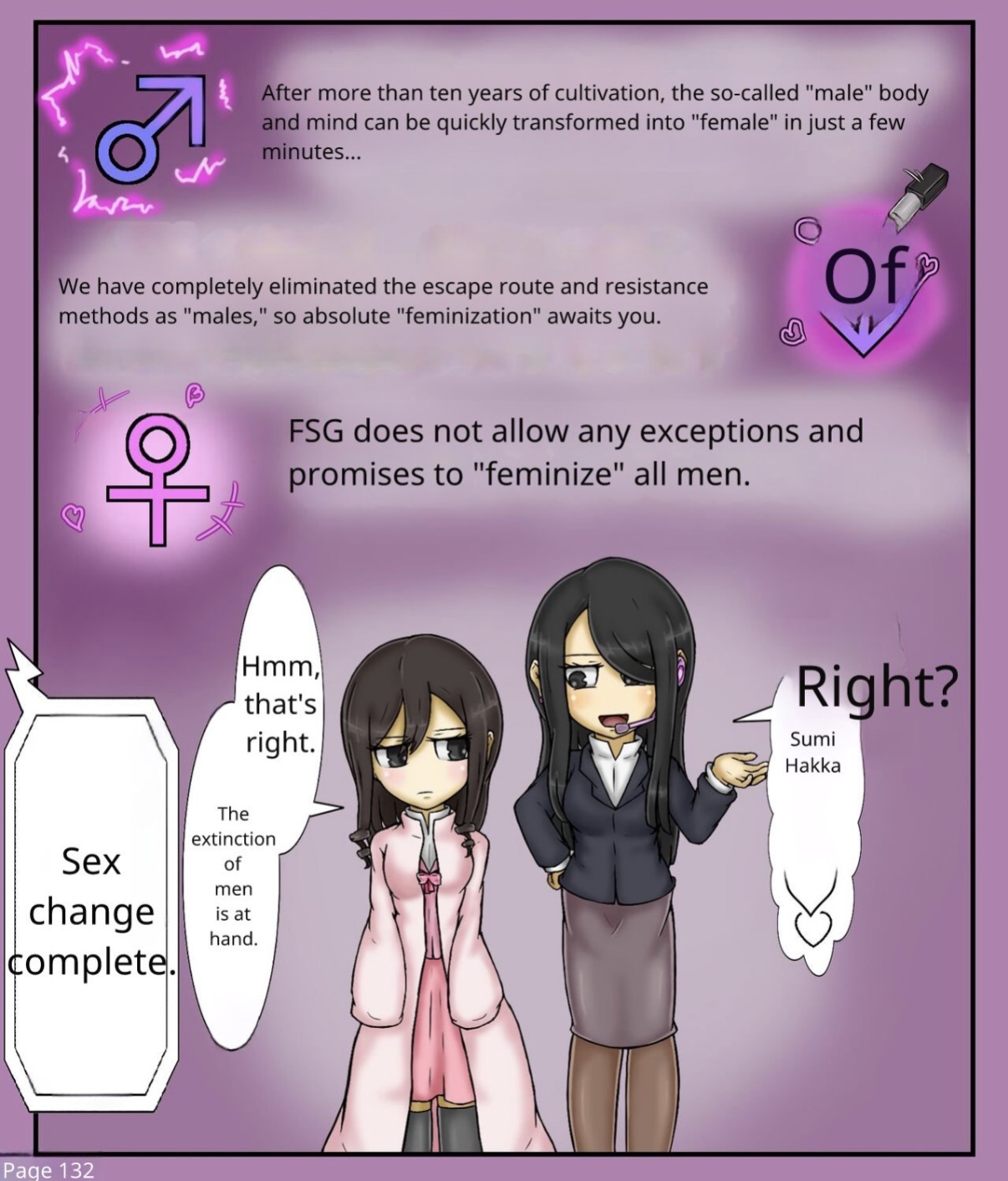 Forced girls transformation