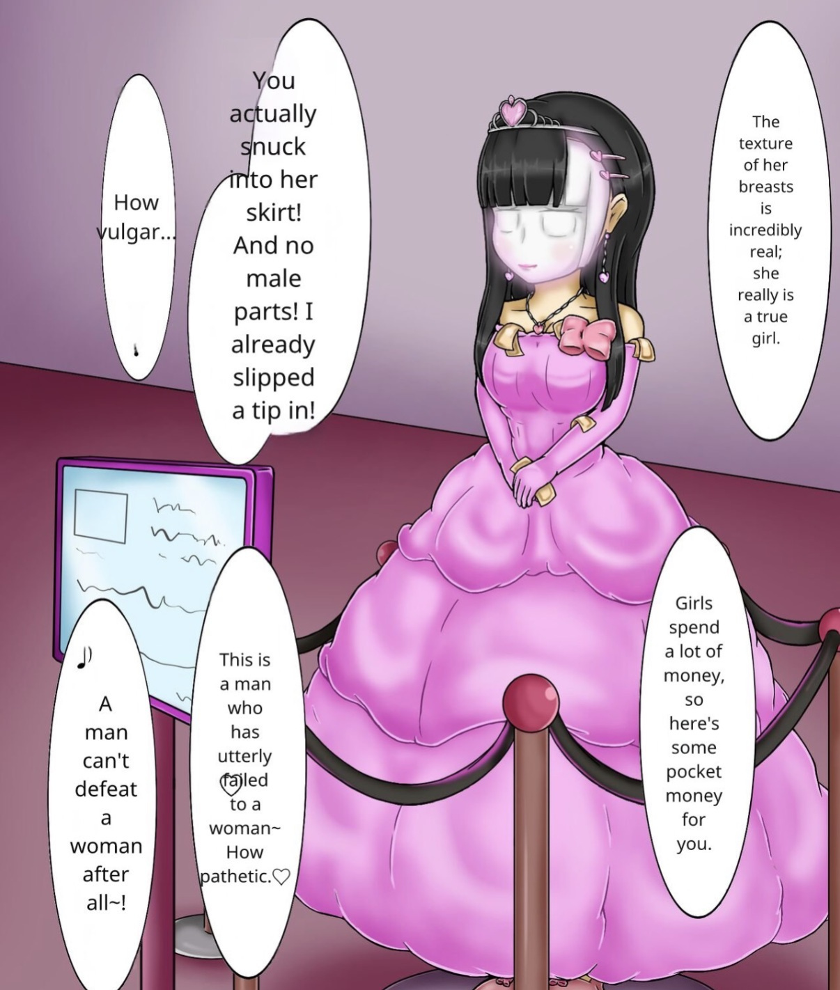 Forced girls transformation