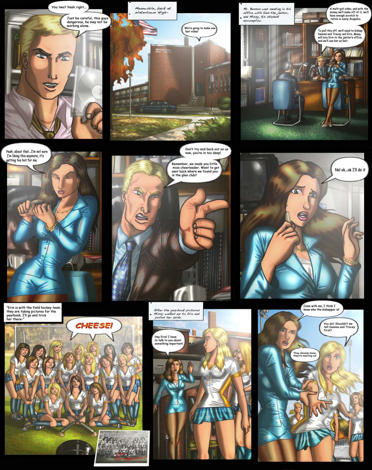 [Deanna & Tracey] The Principal's Girls
