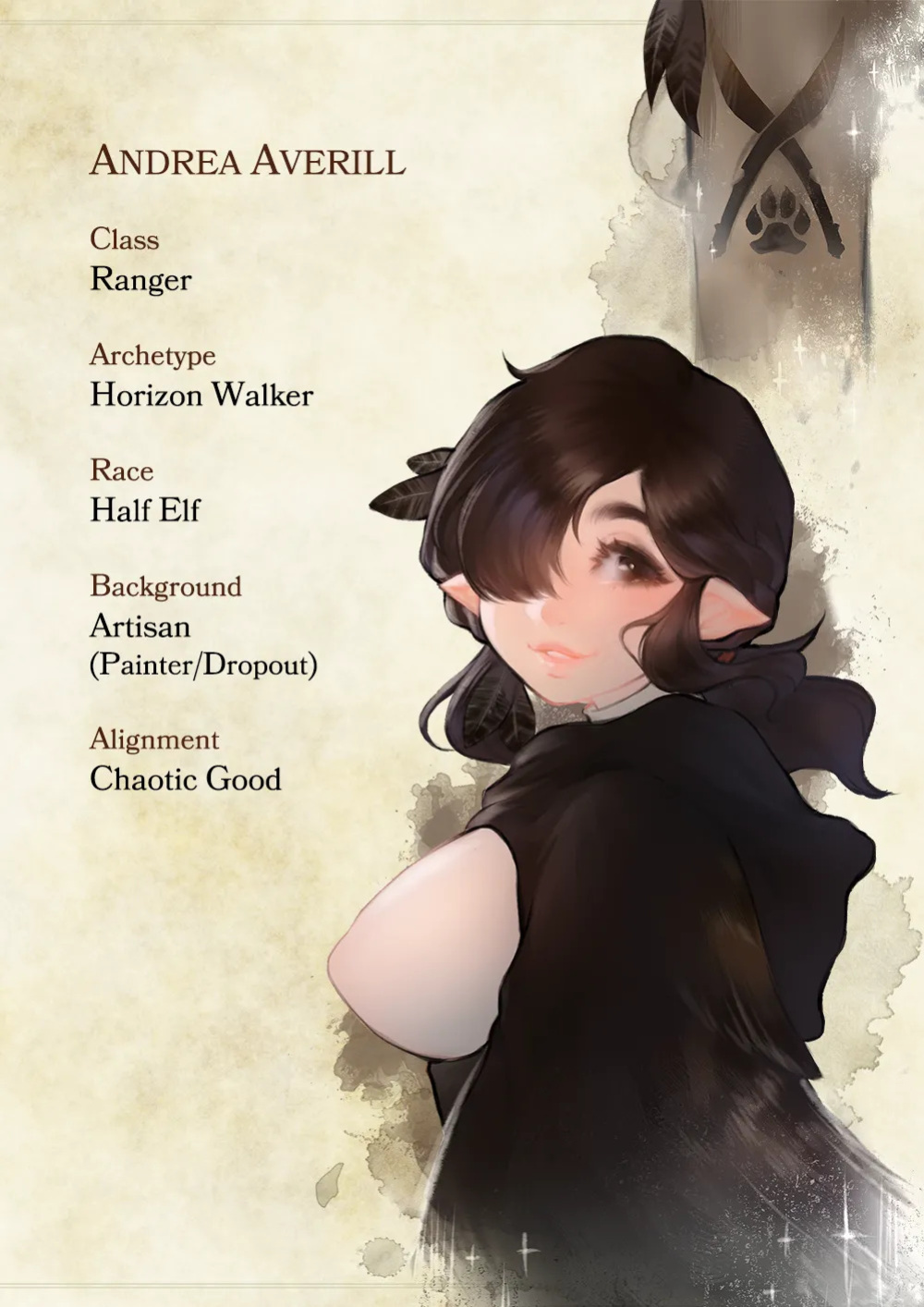 [various] Andrea/Andriana Averill (Dungeons & Dragons/OC by NatTheLich)