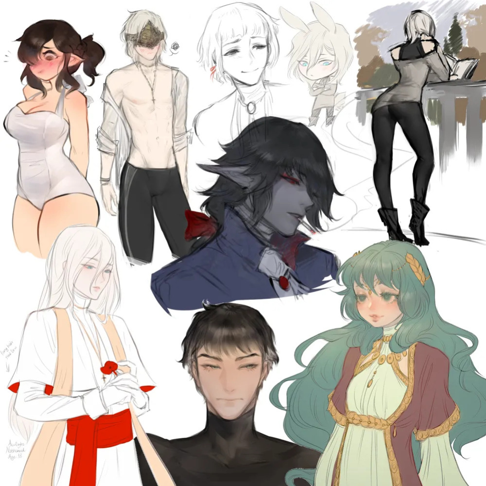 [various] Andrea/Andriana Averill (Dungeons & Dragons/OC by NatTheLich)