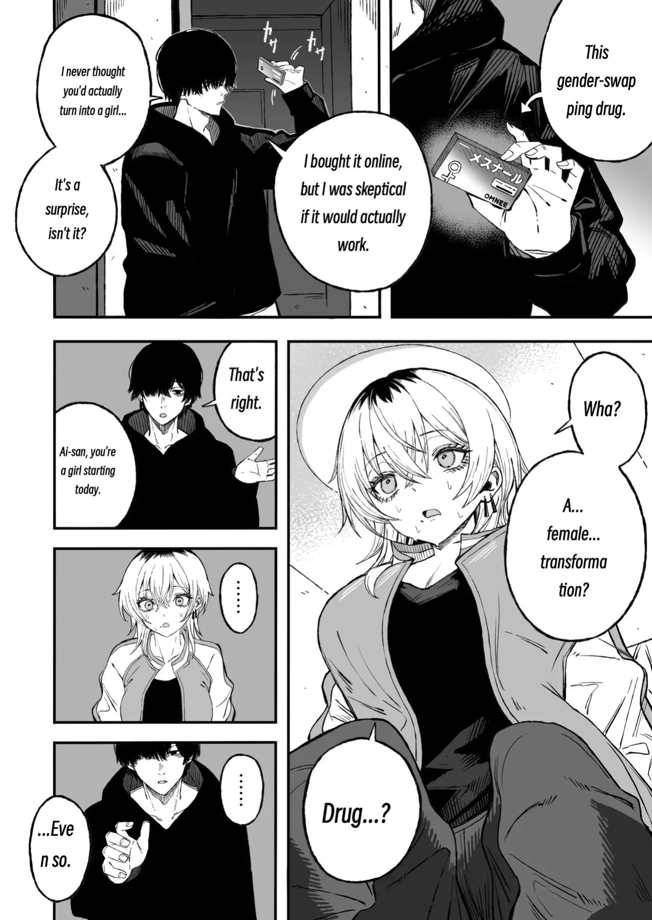 [Yofukashi no Heya (Yonayona)] Turning a Cuckolder into a Girl [MTL]