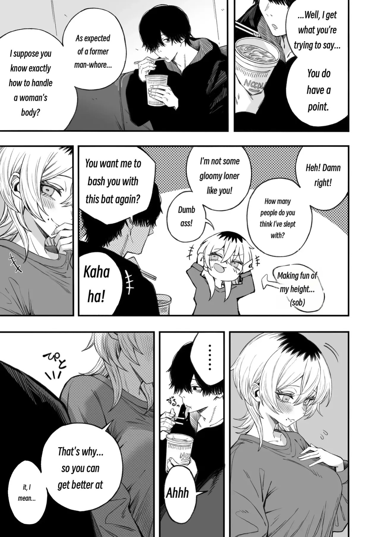 [Yofukashi no Heya (Yonayona)] Turning a Cuckolder into a Girl [MTL]