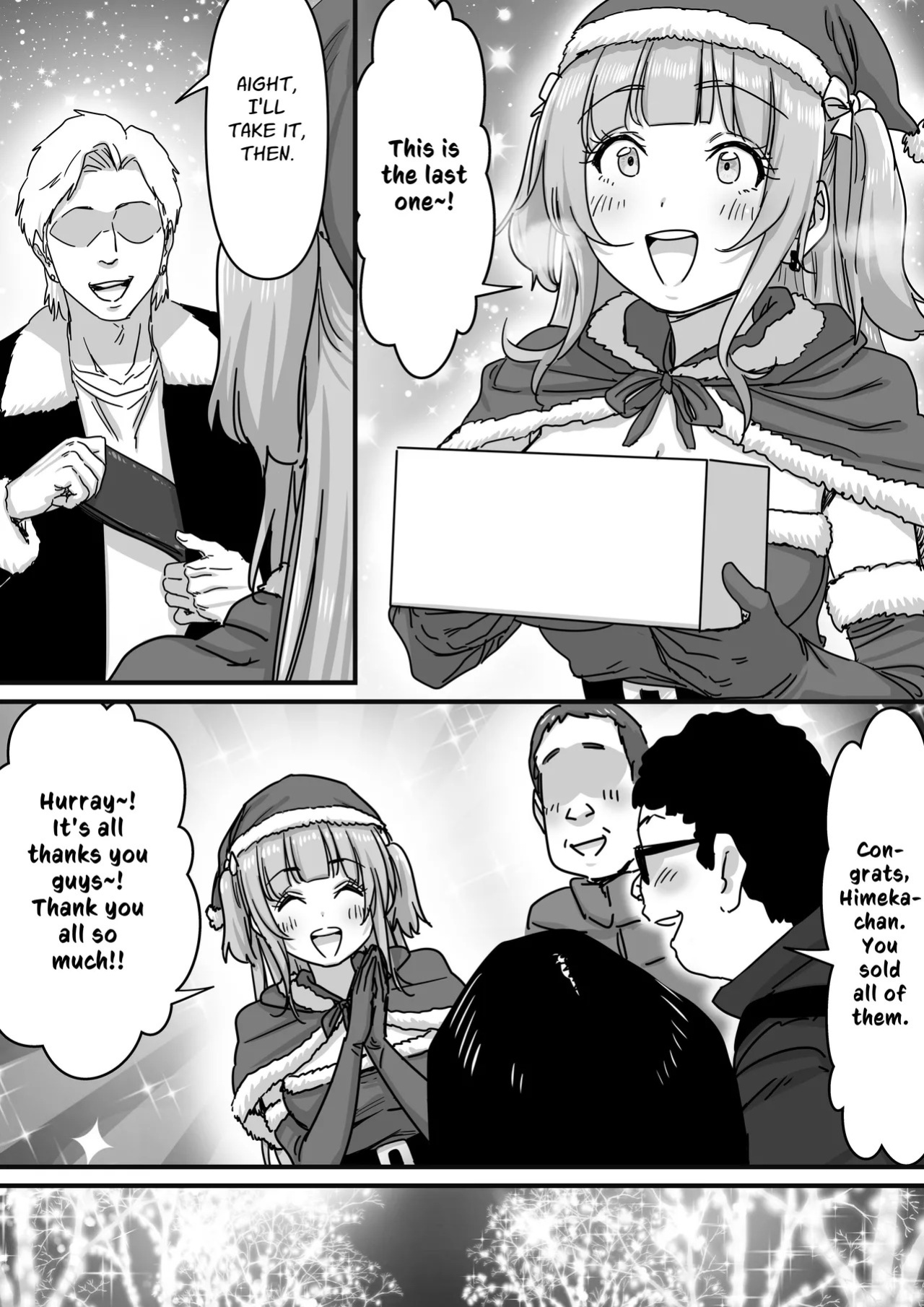 [P&I (Satsukimasu)] Idol Santa no Seinaru Present | Idol Santa's Sexy Silent Night Present [English] [Cunny Garden]