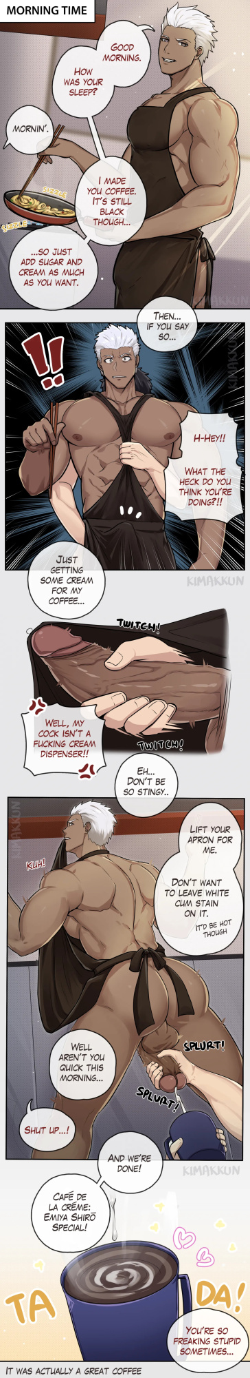[kimakkun] A Day with Emiya [English + Textless w/ Croagunk & Grimmjow Bonuses]
