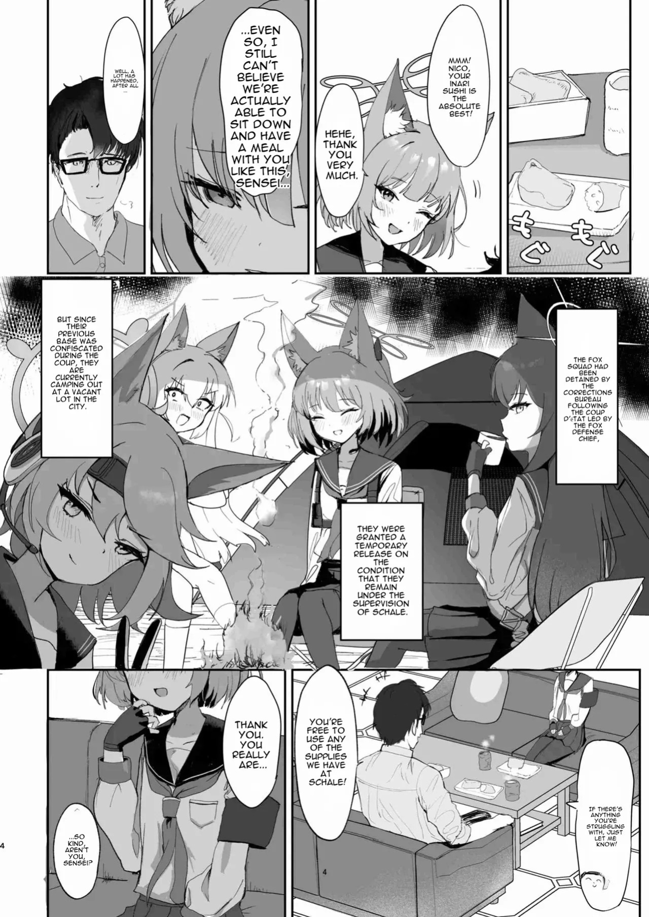 (C105) [Mochini House (Mochini)] Kakashi Tsugafu. (Blue Archive) [English]