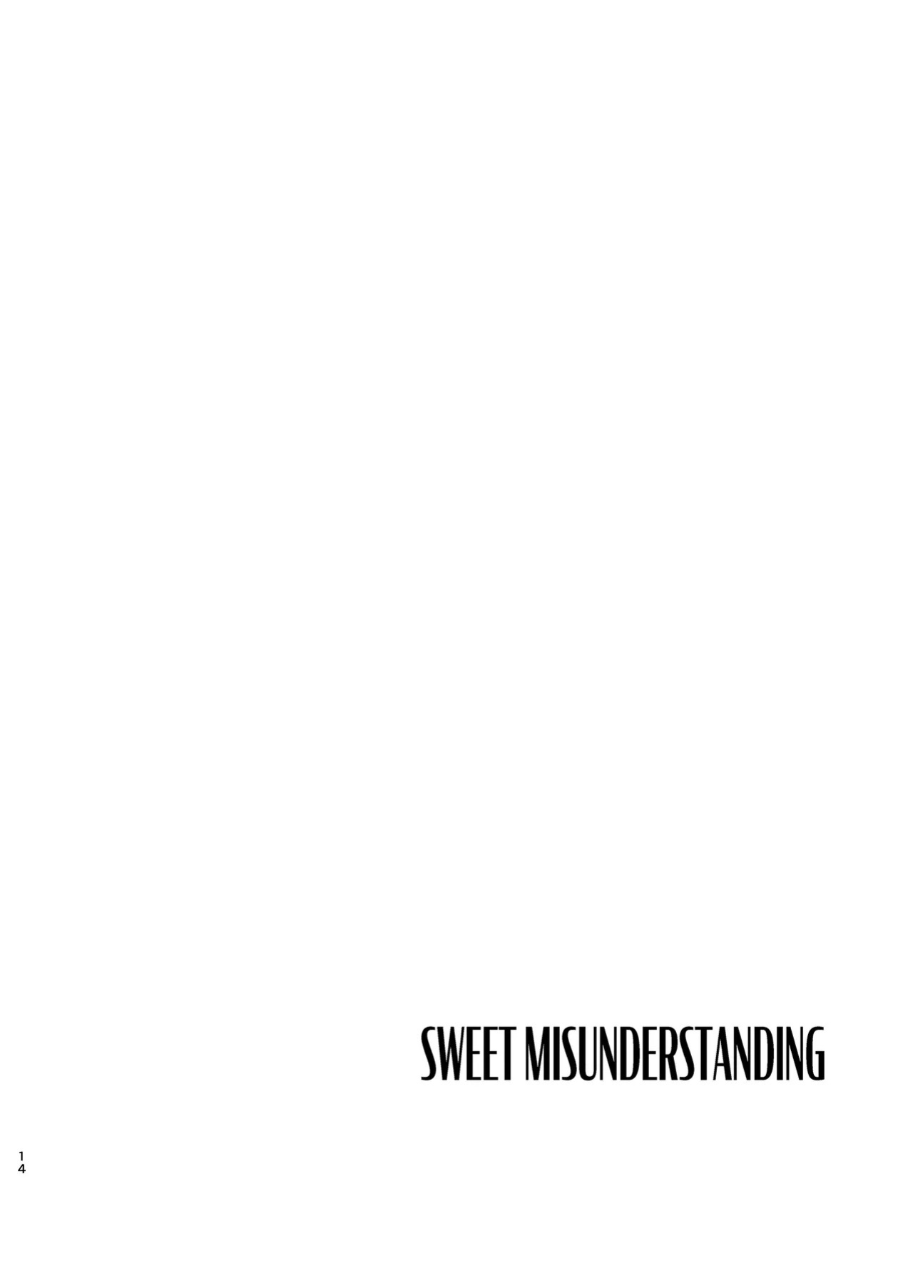 [S.T.O (Kazaki)] SWEET MISUNDERSTANDING (Touken Ranbu) [English] [mayabird] [Digital]