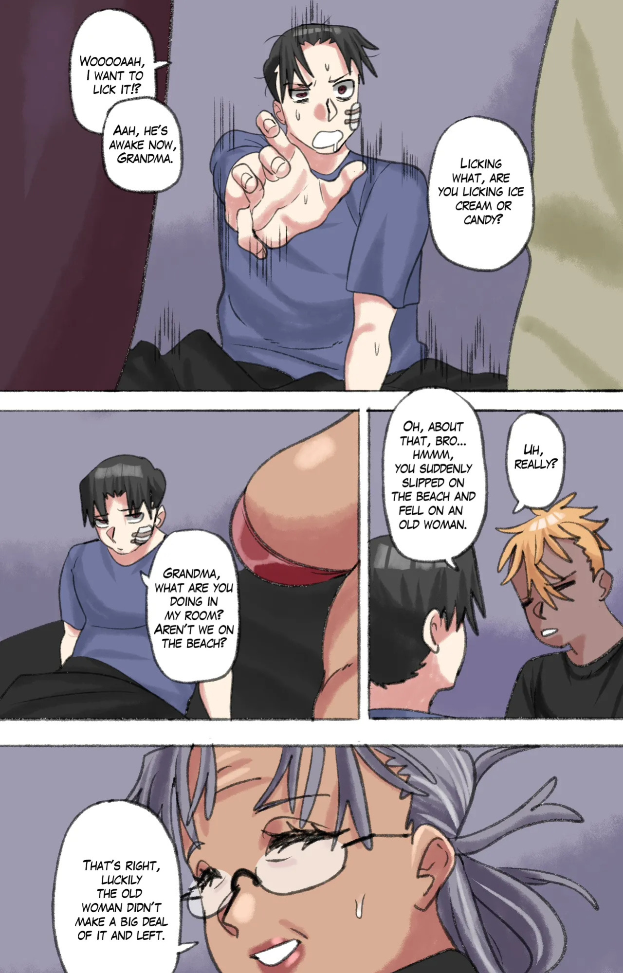 [Neko Plus] Present for my sweet grandma (ENG)