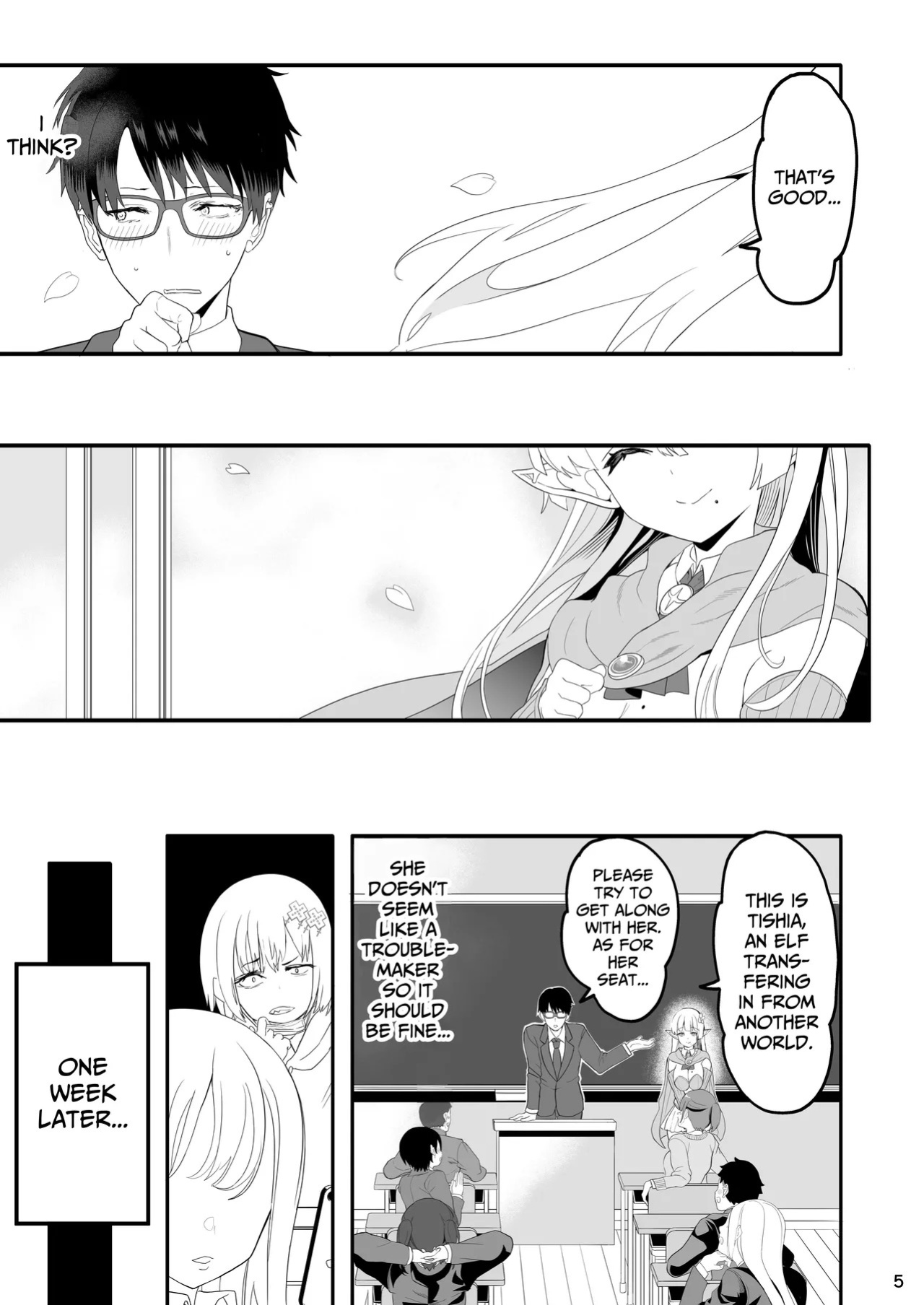 [Union Bust (Kazutaro)] Kanzen ni Gal Ochi Shita Ryuugakusei Elf no Shidouhou | How To Train An Elf Exchange Student Who Has Become A Total Gyaru [Digital] [English] {lethal dolphin}