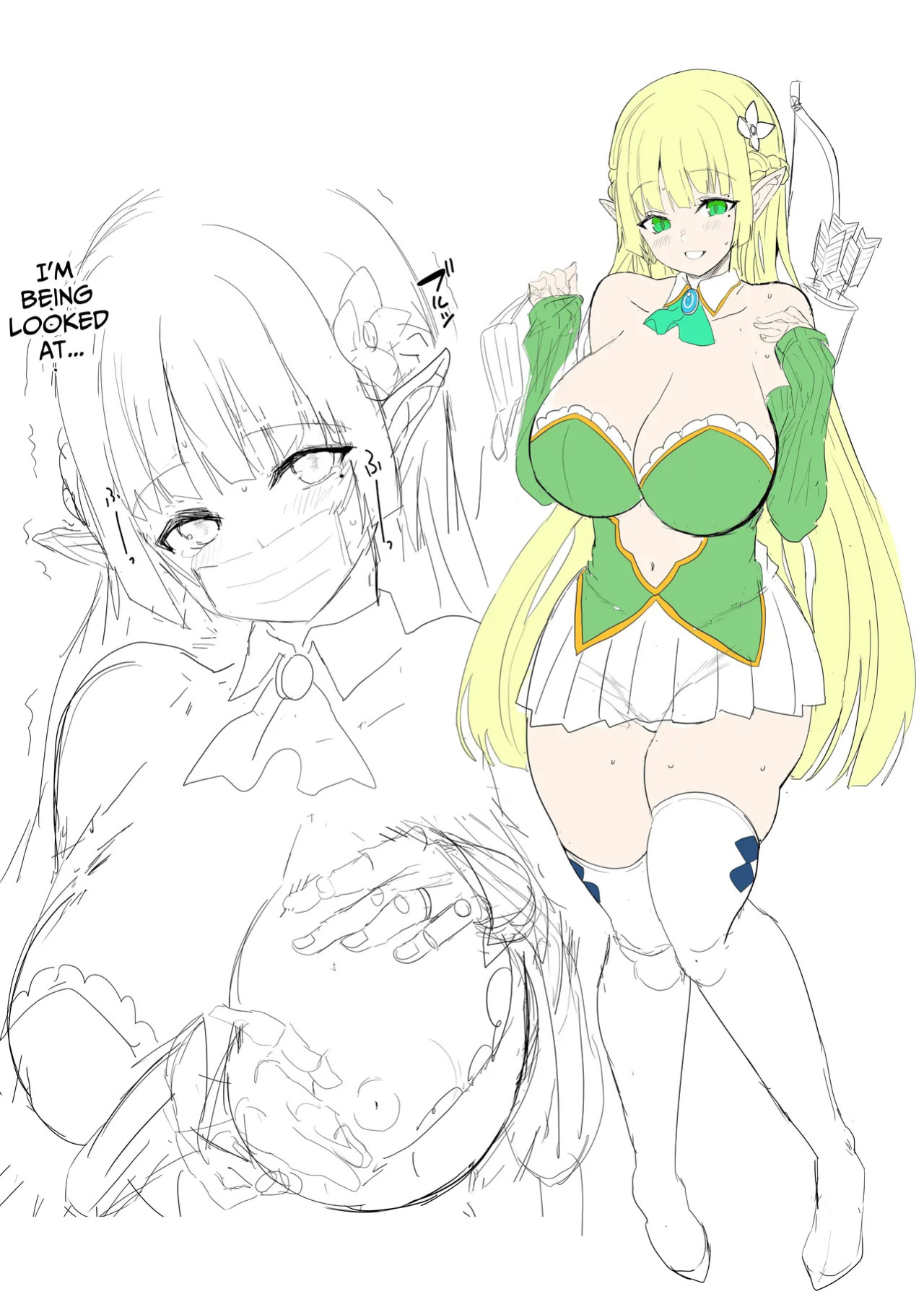 [Union Bust (Kazutaro)] Kanzen ni Gal Ochi Shita Ryuugakusei Elf no Shidouhou | How To Train An Elf Exchange Student Who Has Become A Total Gyaru [Digital] [English] {lethal dolphin}