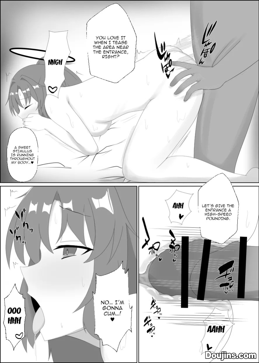 [Yorokin Pan Koujou (Adamyon)] Osewa ni Natteiru Sensei to / With The Sensei That Took Care Of Me (Blue Archive) [Digital] [English] {Doujins.com}