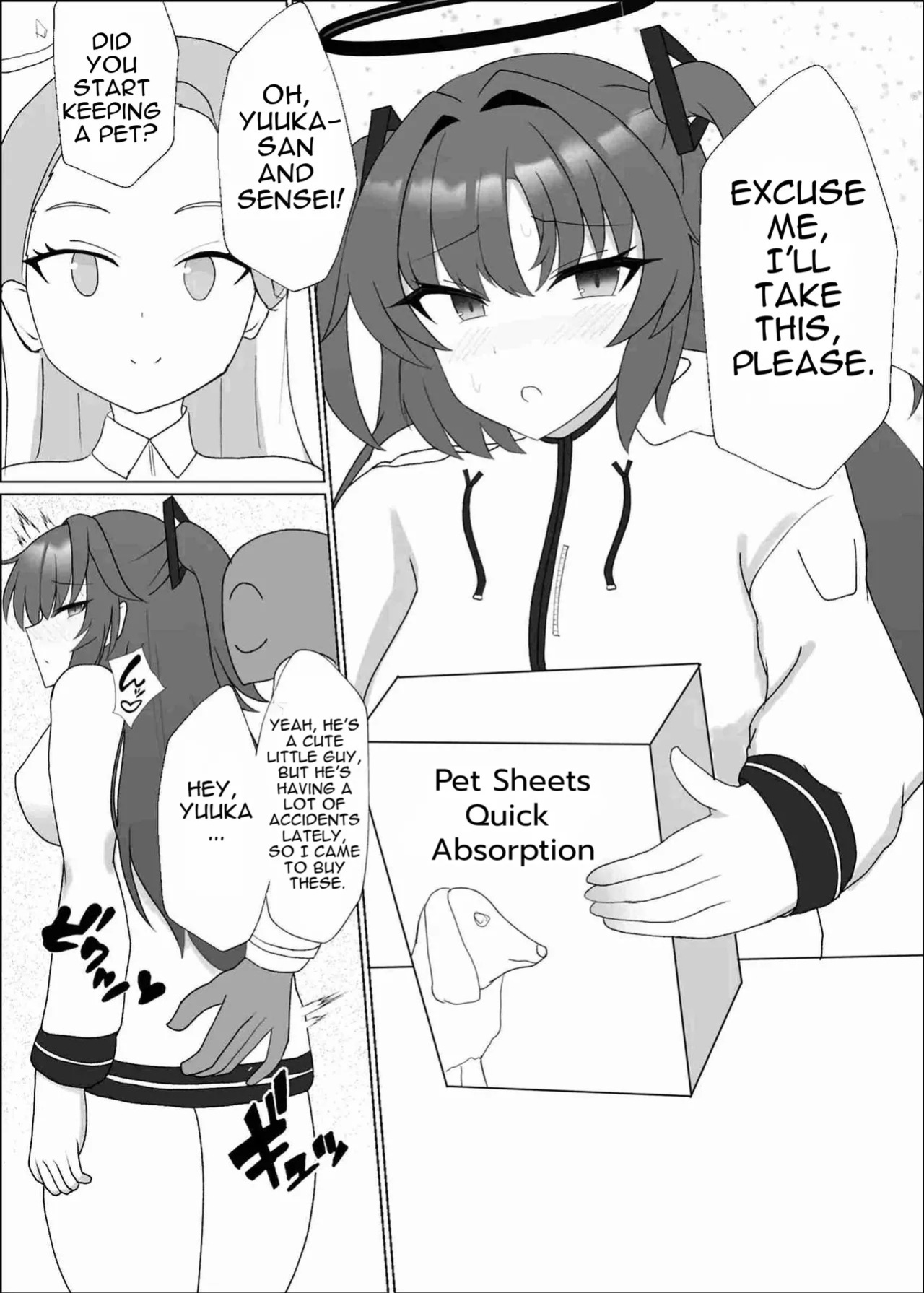 [Yorokin Pan Koujou (Adamyon)] Yuuka to Sensei no Himitsu (Blue Archive) [English] [Digital]