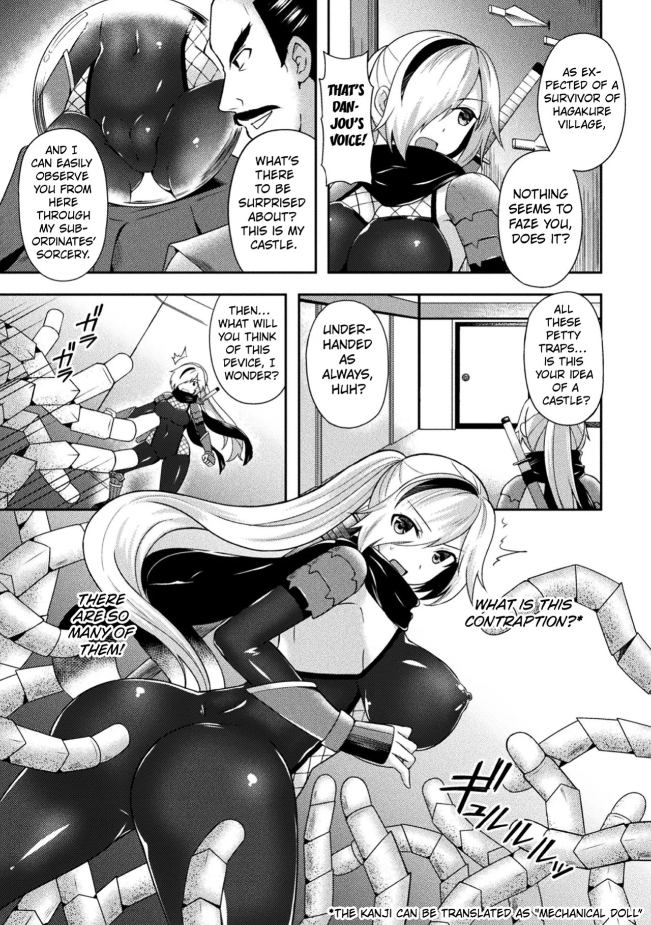 [Tenro Aya] Guren no Kunoichi Kagari ~Majou no Inshoku Mei ni Otsu~ | The Crimson Kunoichi Kagari ~Fallen Into the Wicked Castle's Lewd Trap~ (Tentacle Holic) [English] [Kuraudo] [Digital]