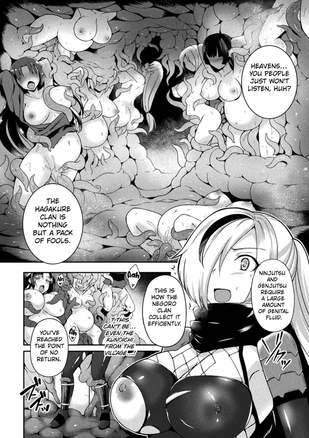 [Tenro Aya] Guren no Kunoichi Kagari ~Majou no Inshoku Mei ni Otsu~ | The Crimson Kunoichi Kagari ~Fallen Into the Wicked Castle's Lewd Trap~ (Tentacle Holic) [English] [Kuraudo] [Digital]