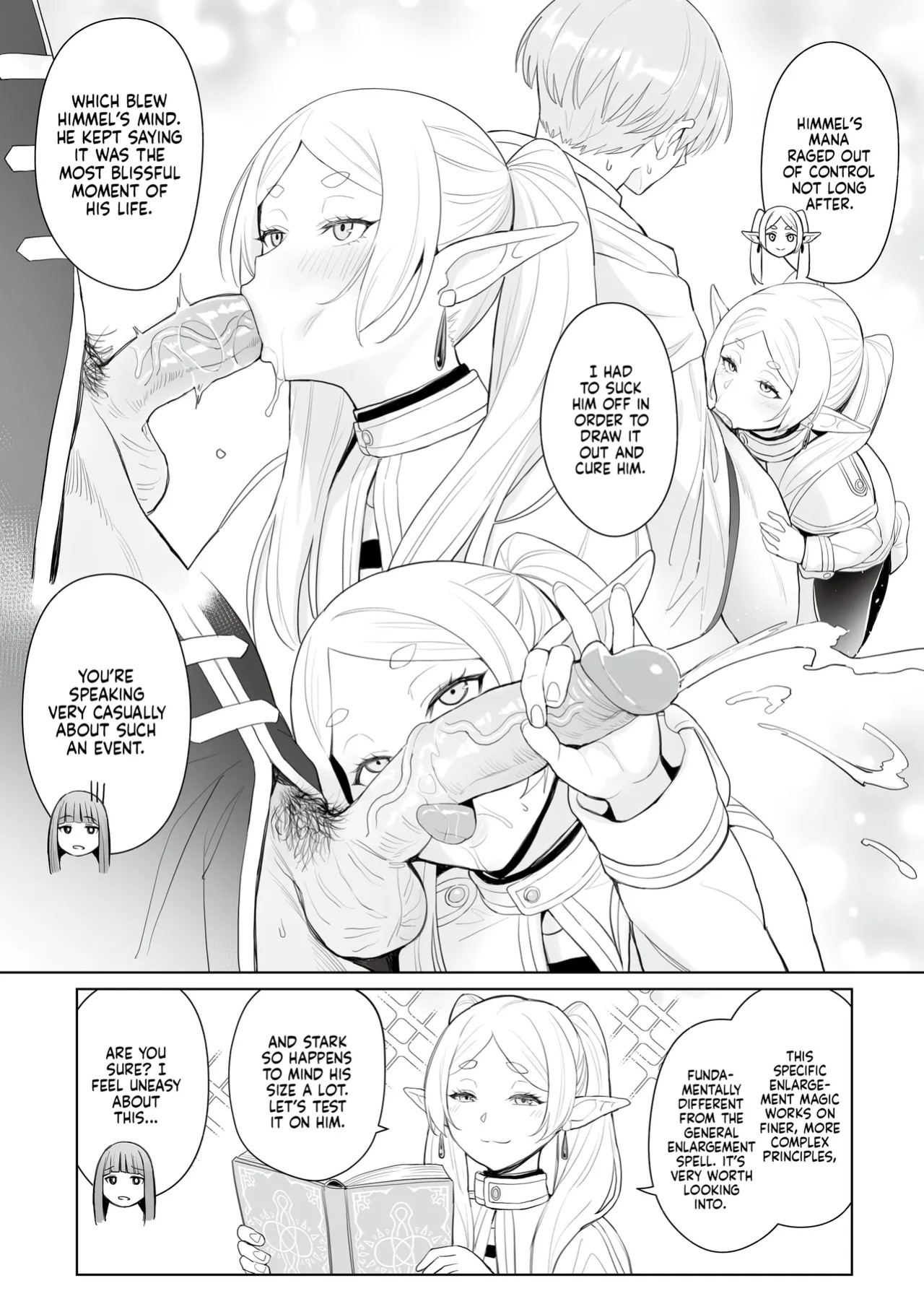 [COMEX (Zhen Lu)] Chinchin ga Ookiku Naru Mahou | A Spell That Makes Your Dick Bigger (Sousou no Frieren) [English] [Summer Salt] [Decensored] [Digital]