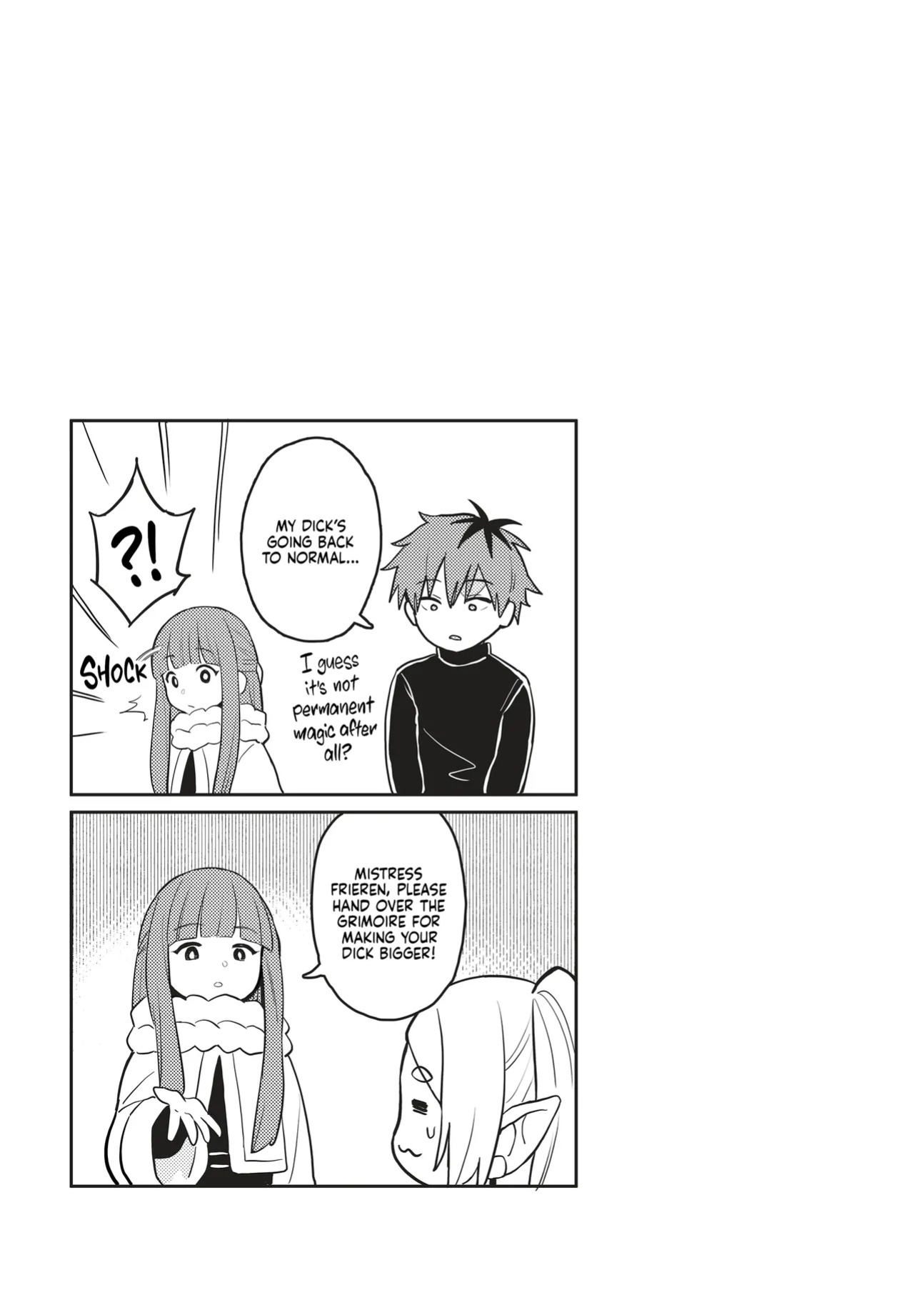 [COMEX (Zhen Lu)] Chinchin ga Ookiku Naru Mahou | A Spell That Makes Your Dick Bigger (Sousou no Frieren) [English] [Summer Salt] [Decensored] [Digital]