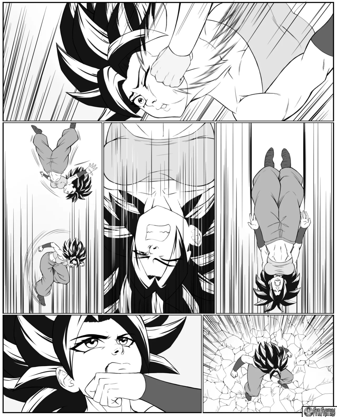 Caulifla vs Kale 118 page update futafighters