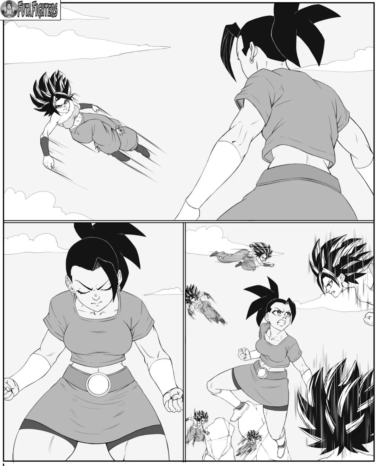 Caulifla vs Kale 118 page update futafighters