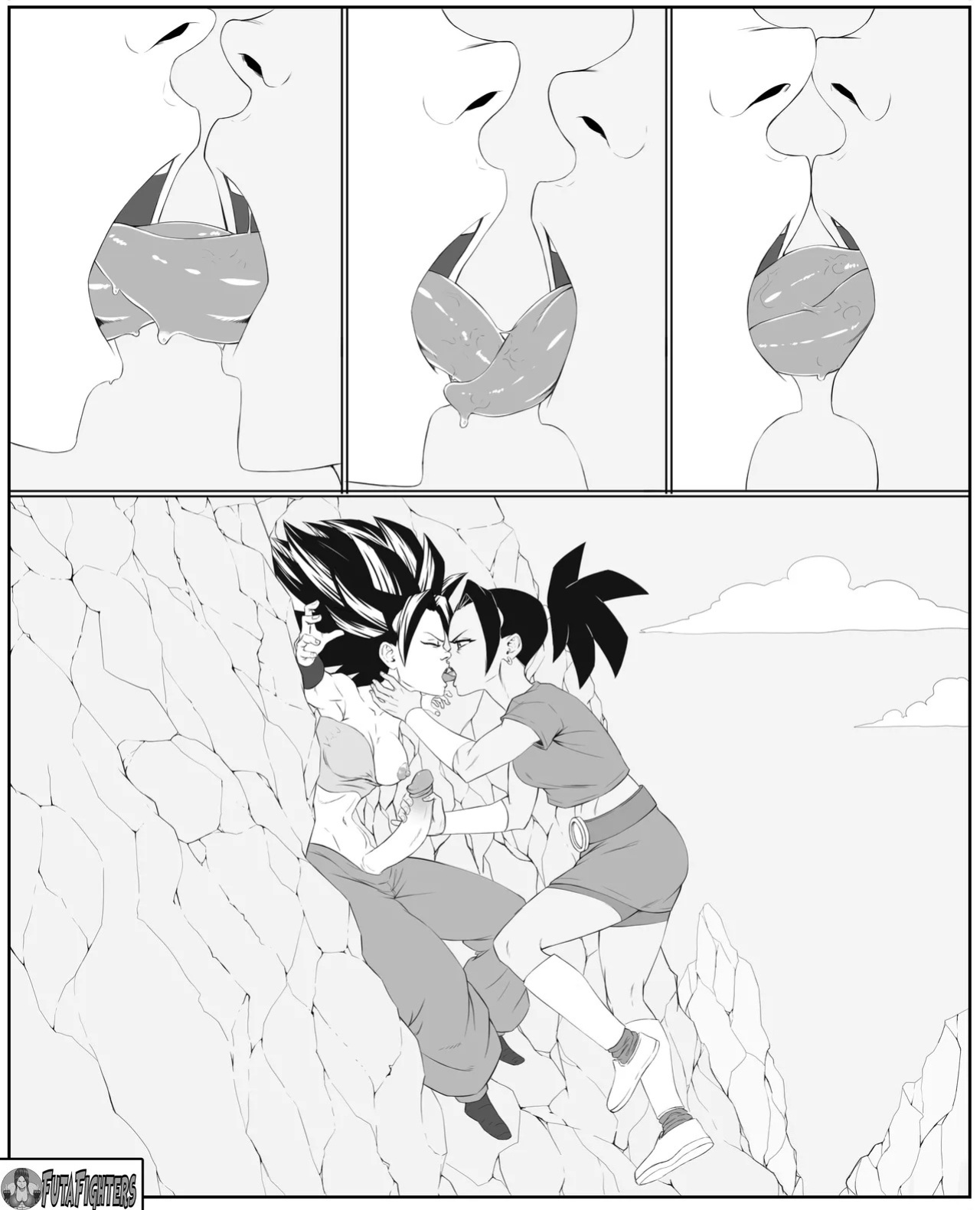 Caulifla vs Kale 118 page update futafighters