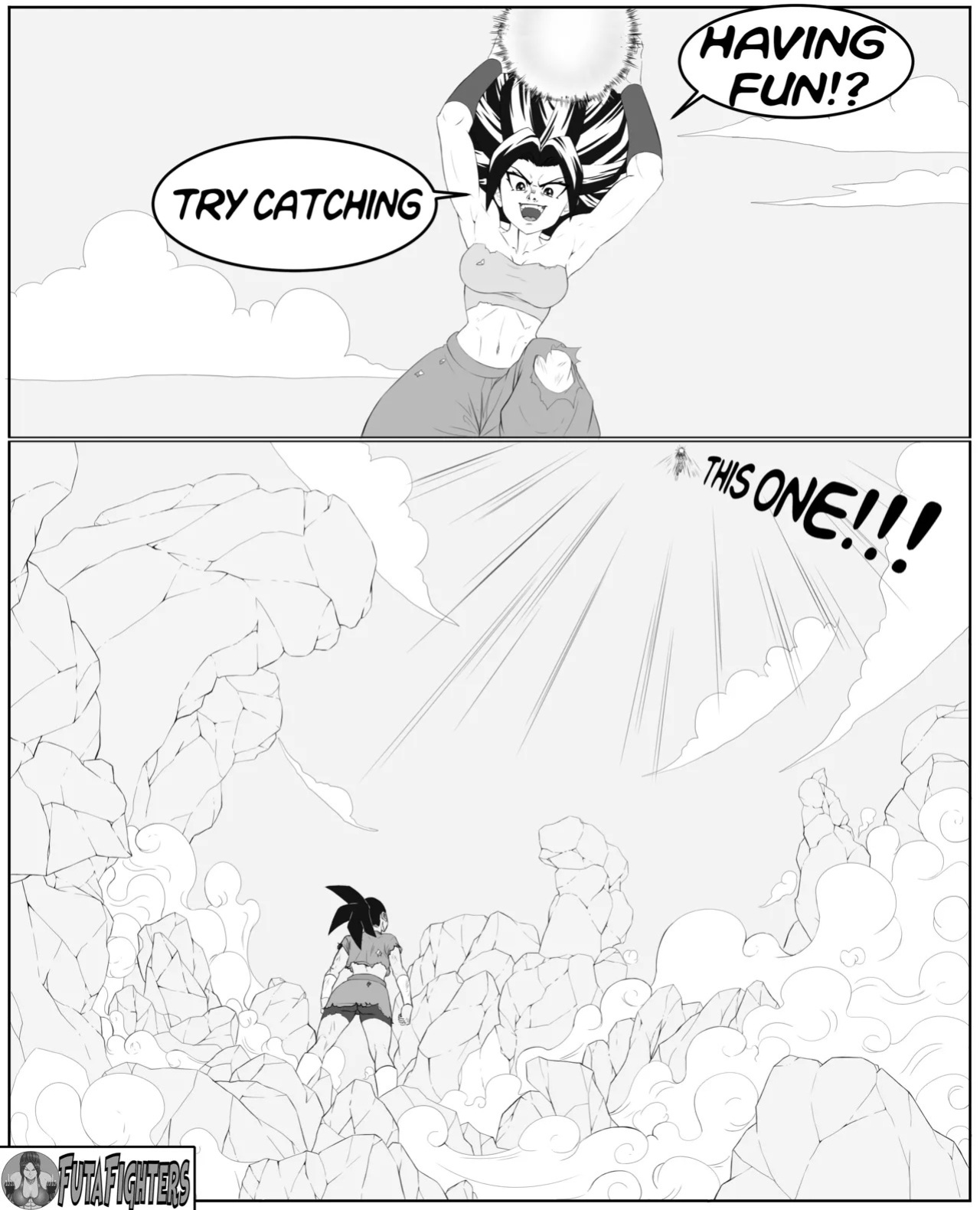 Caulifla vs Kale 118 page update futafighters