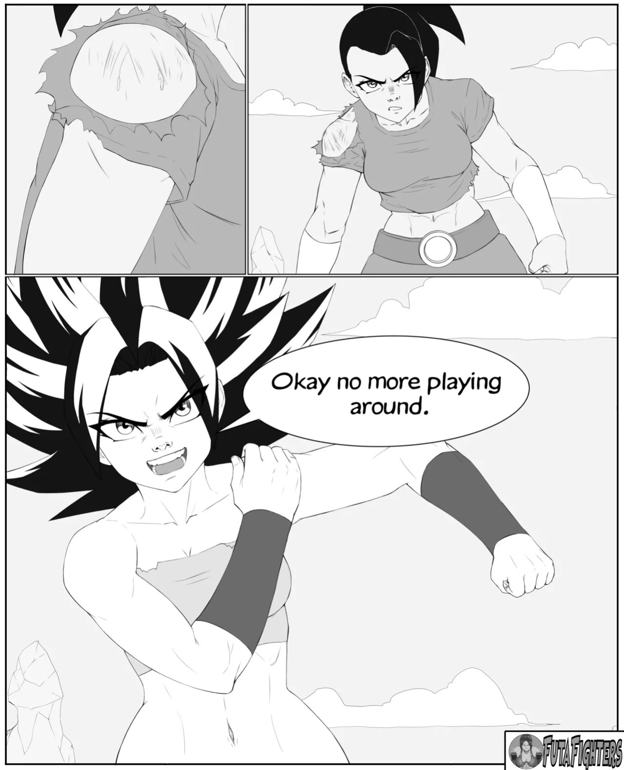 Caulifla vs Kale 118 page update futafighters